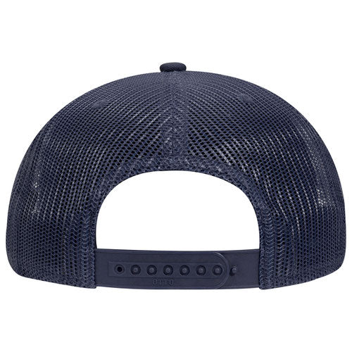 Embroidered 6 Panel Pro Style Mesh Back Trucker Snapback Hat