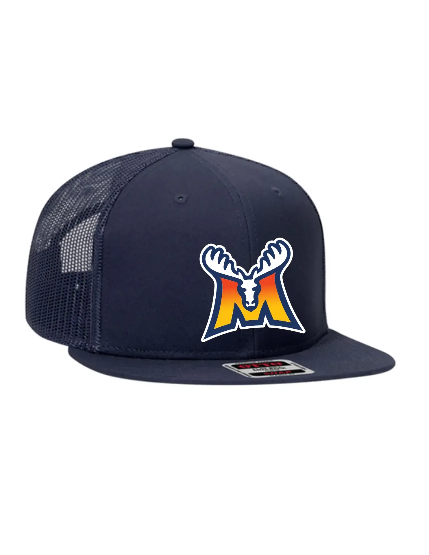 Embroidered 6 Panel Pro Style Mesh Back Trucker Snapback Hat