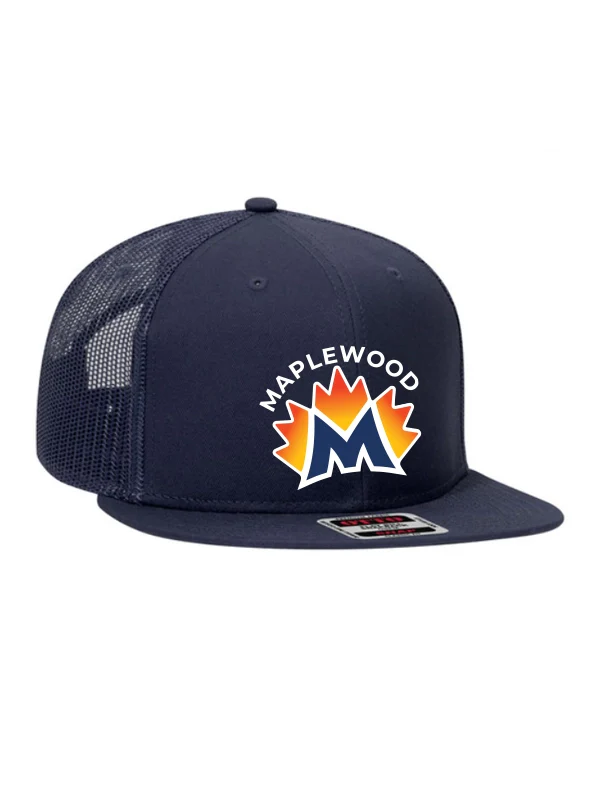 Embroidered 6 Panel Pro Style Mesh Back Trucker Snapback Hat