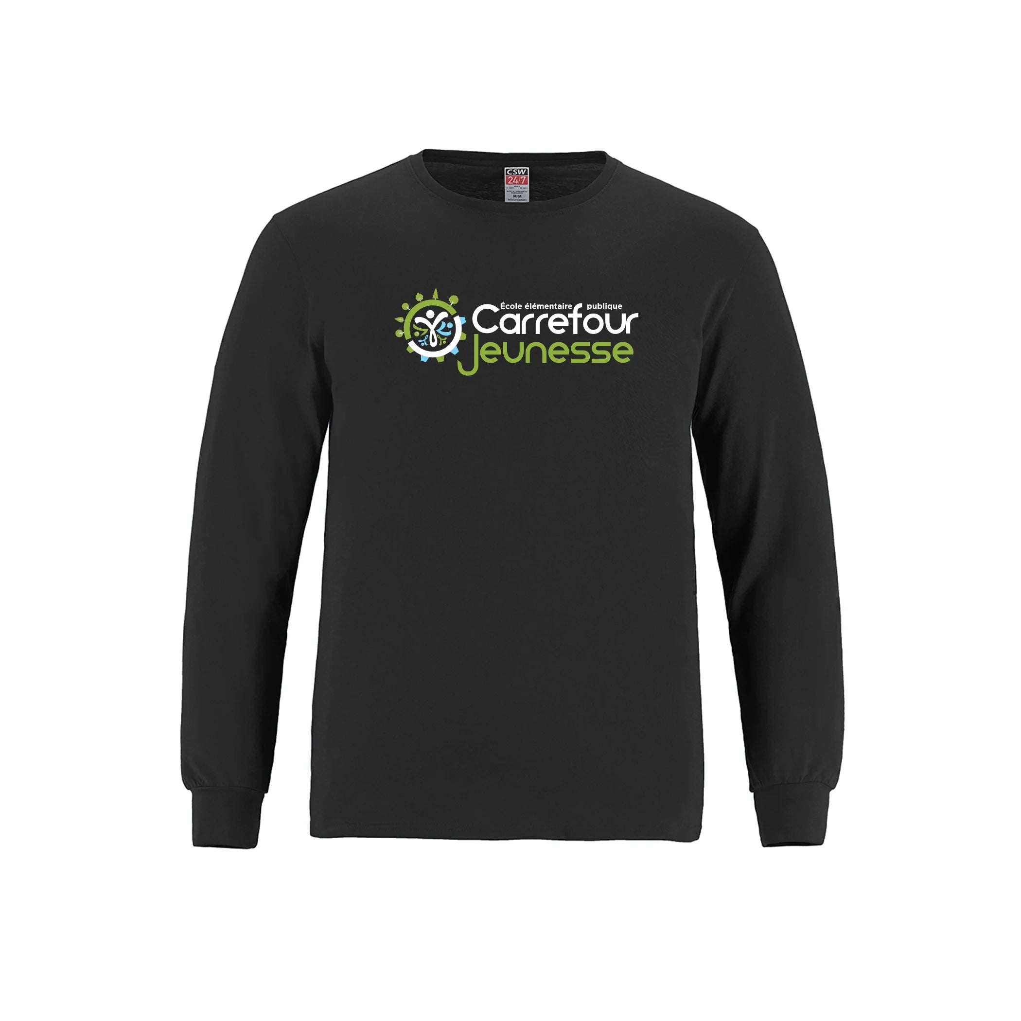 YOUTH Ring Spun Combed Cotton Long Sleeve Crewneck