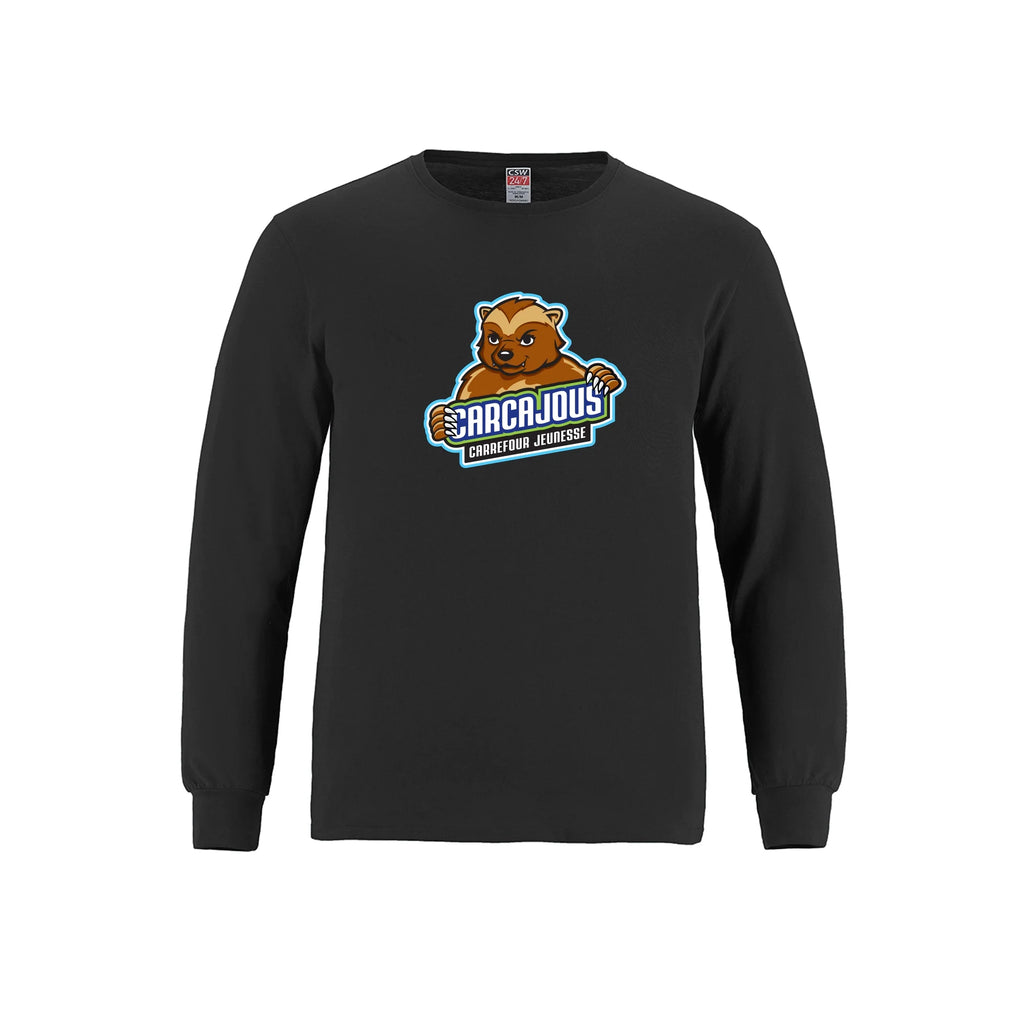 Adult Ring Spun Combed Cotton Long Sleeve Crewneck