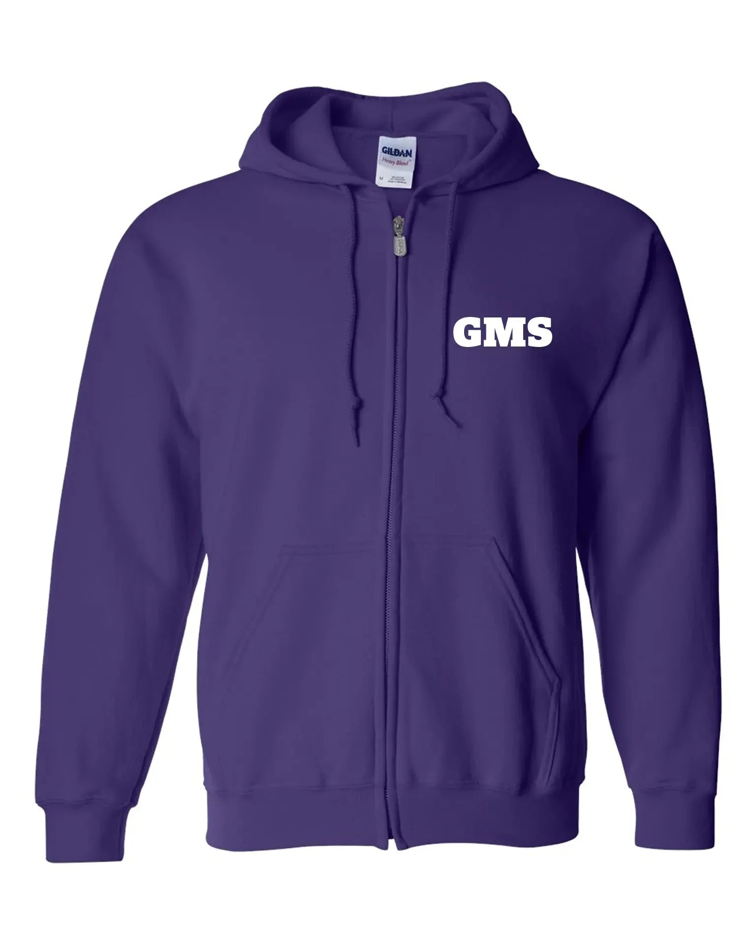 Adult FLEECE FULL ZIP HOODED SWEATSHIRT - GMS