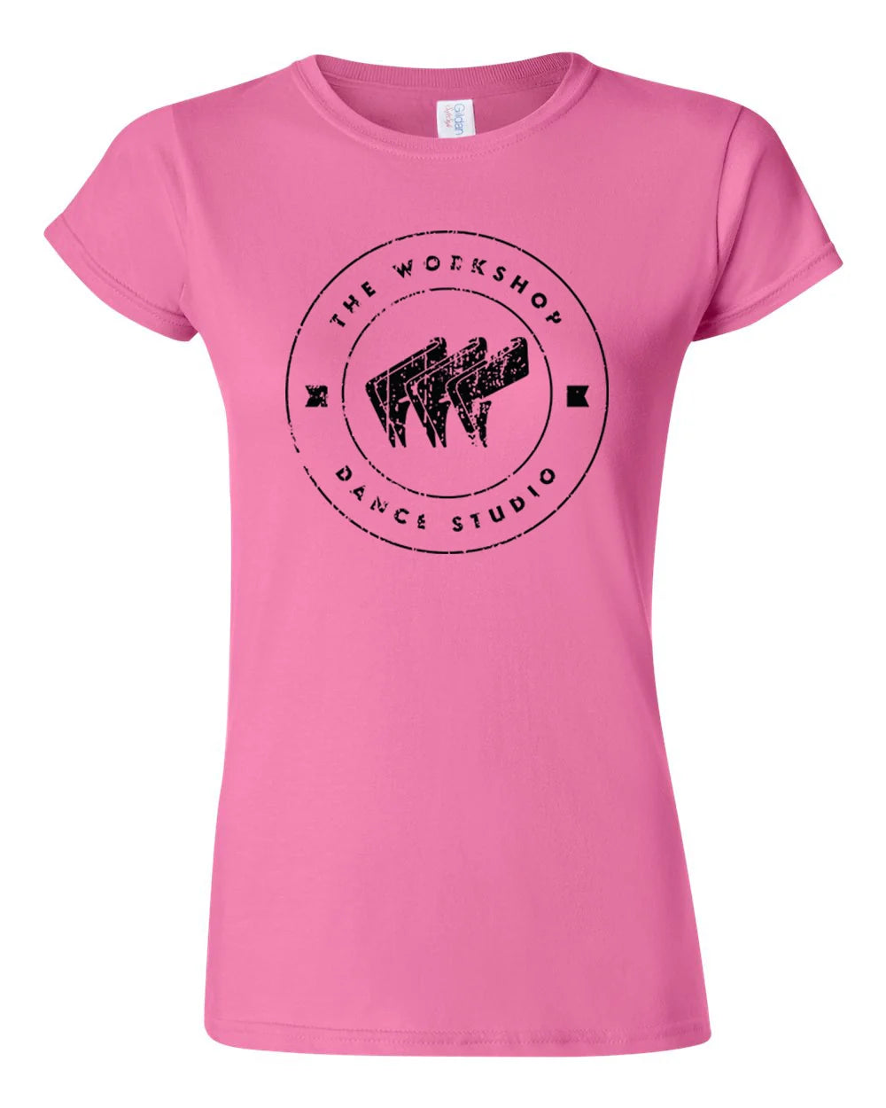 Cotton Softstyle Ladies' Tee - Distressed