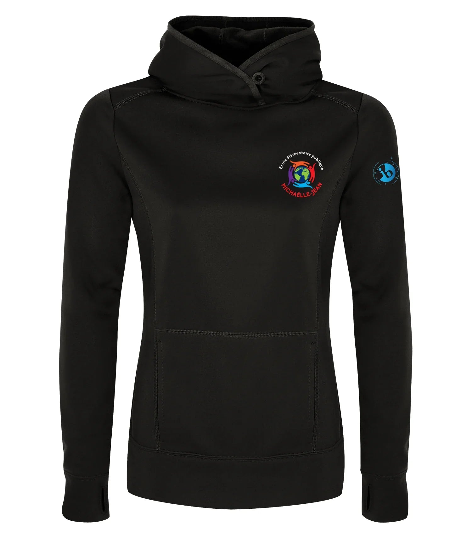 POLYFLEECE HOODED LADIES' SWEATSHIRT