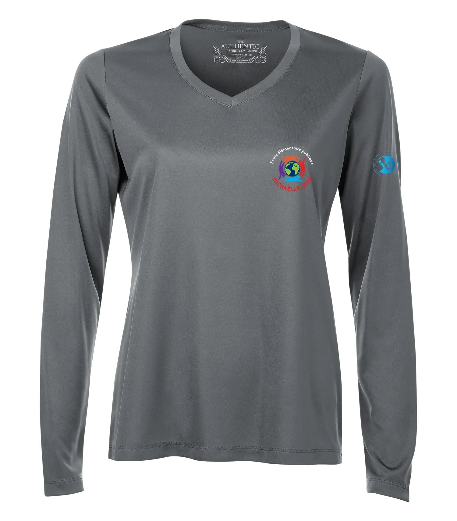 PRO TEAM LONG SLEEVE V-NECK LADIES' TEE