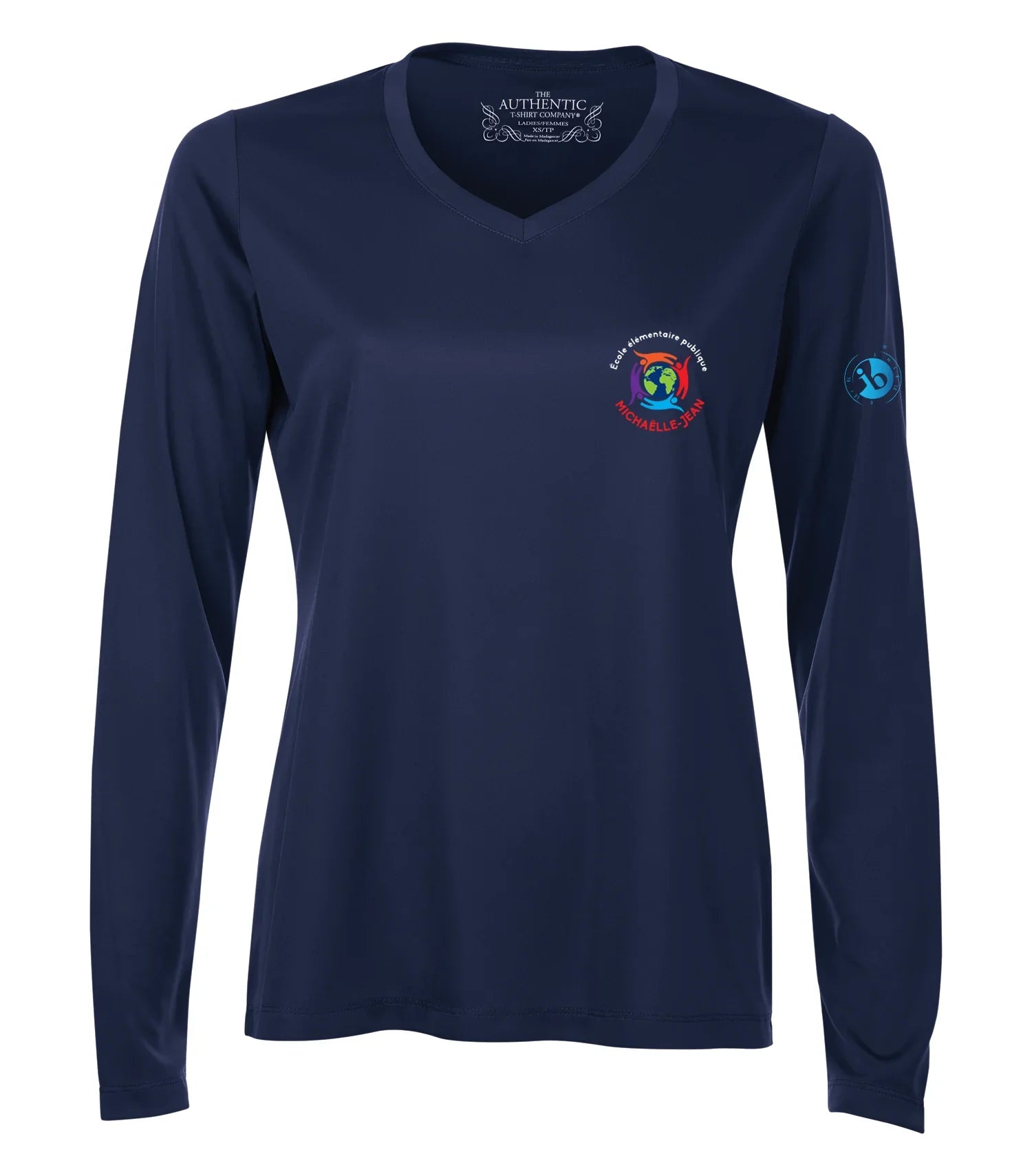 PRO TEAM LONG SLEEVE V-NECK LADIES' TEE