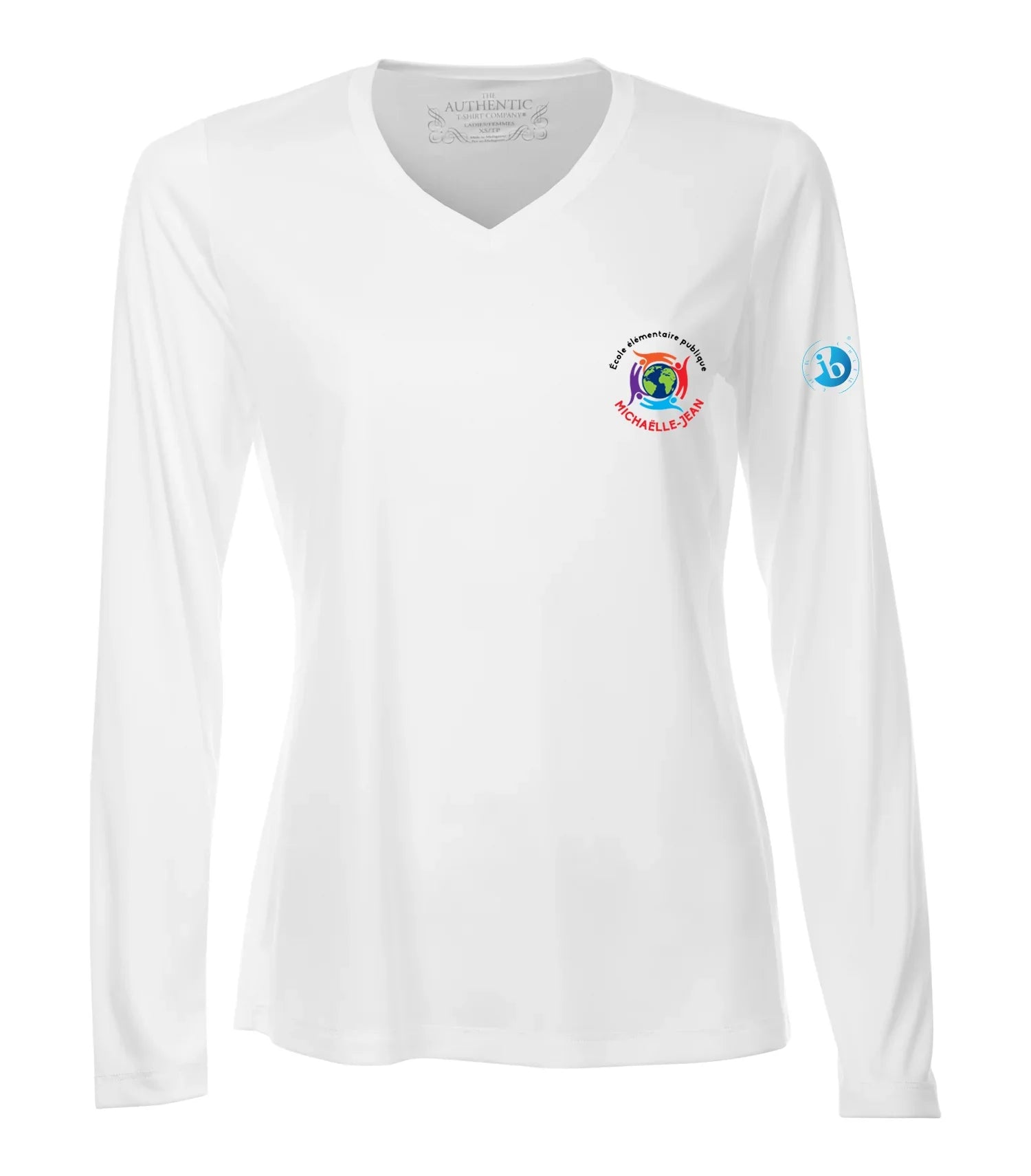 PRO TEAM LONG SLEEVE V-NECK LADIES' TEE