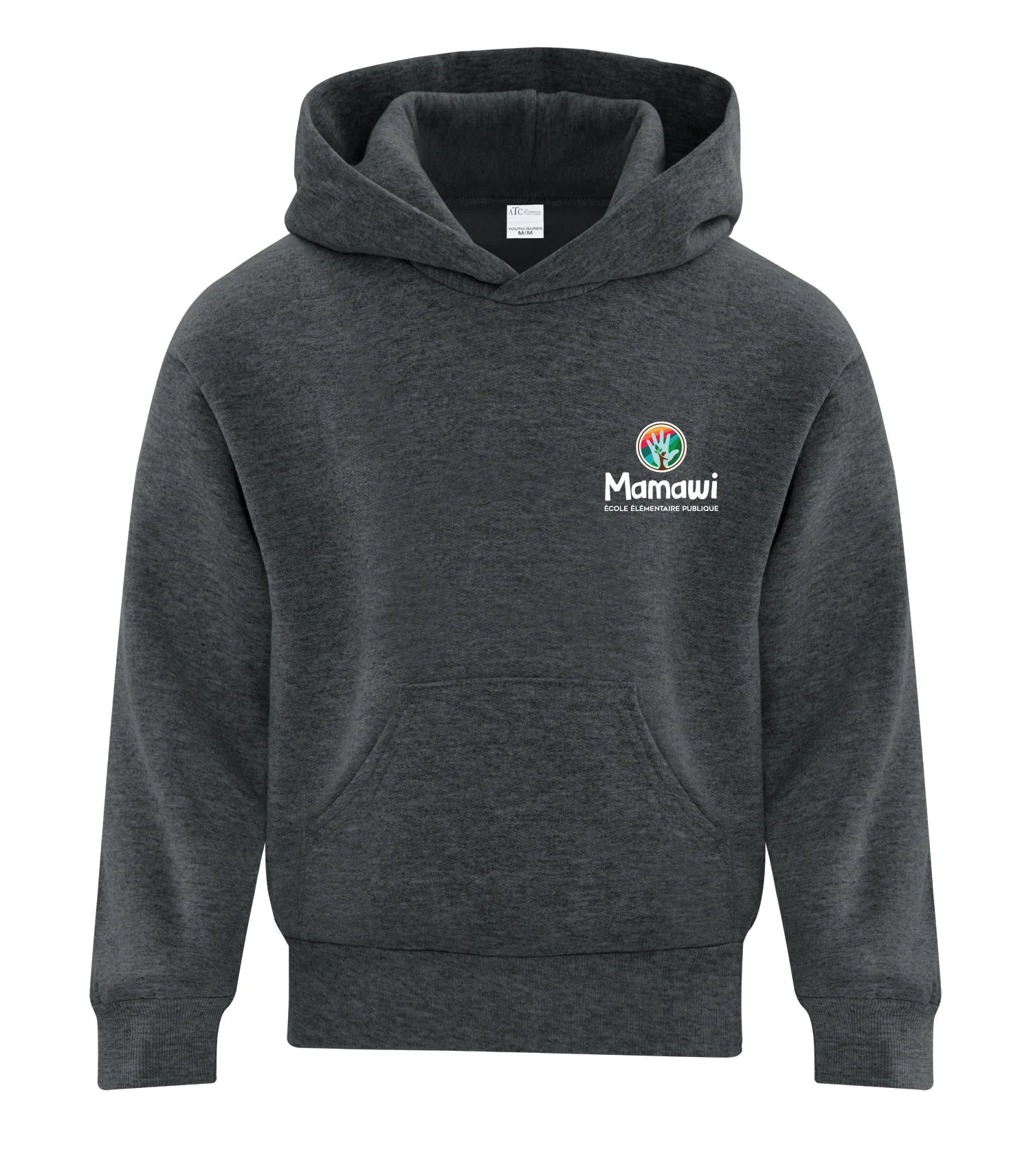 FLEECE HOODED YOUTH SWEATSHIRT