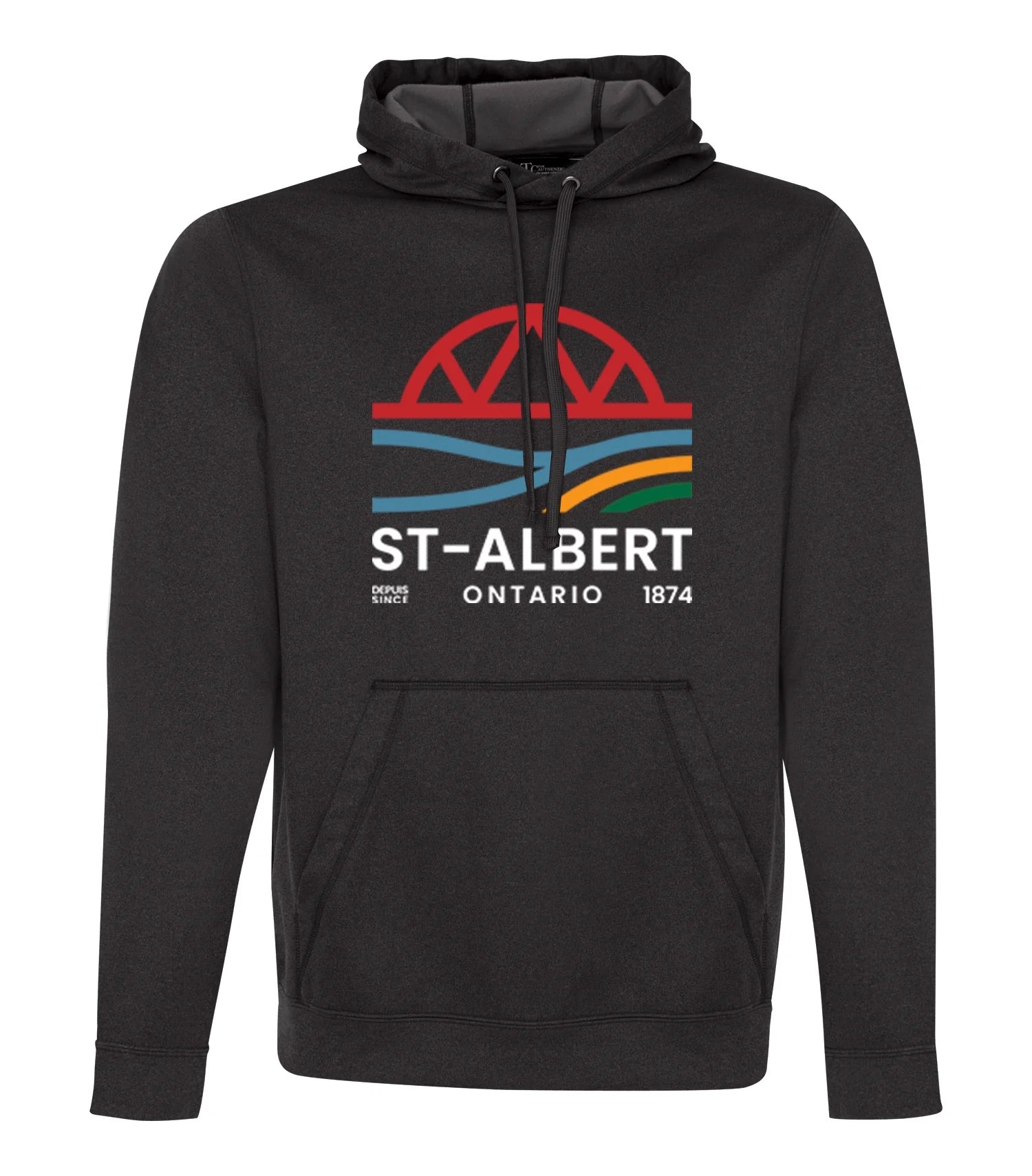 ADULT POLYFLEECE HOODED SWEATSHIRT