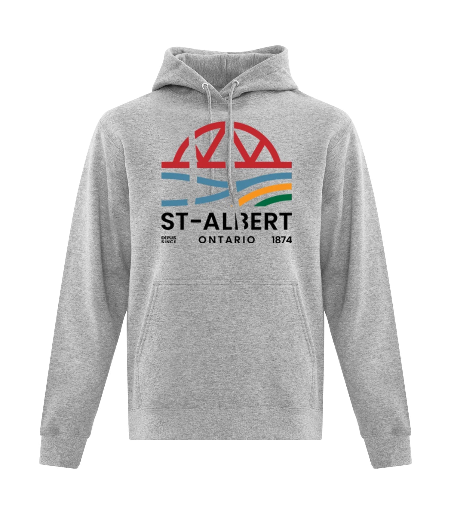 ADULT FLEECE HOODED SWEATSHIRT