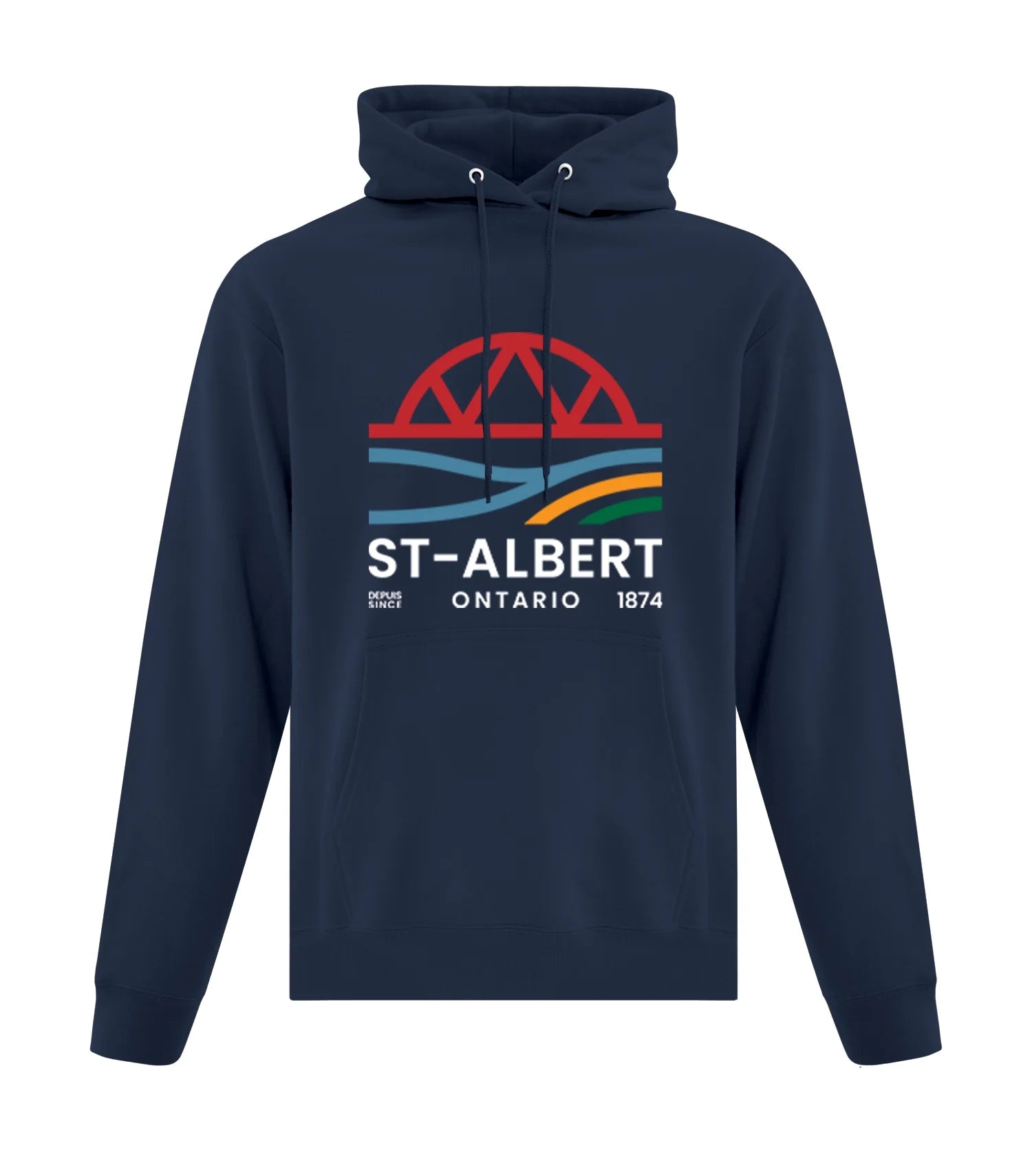 ADULT FLEECE HOODED SWEATSHIRT