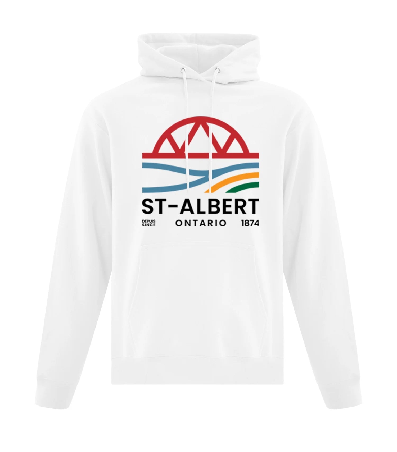 ADULT FLEECE HOODED SWEATSHIRT