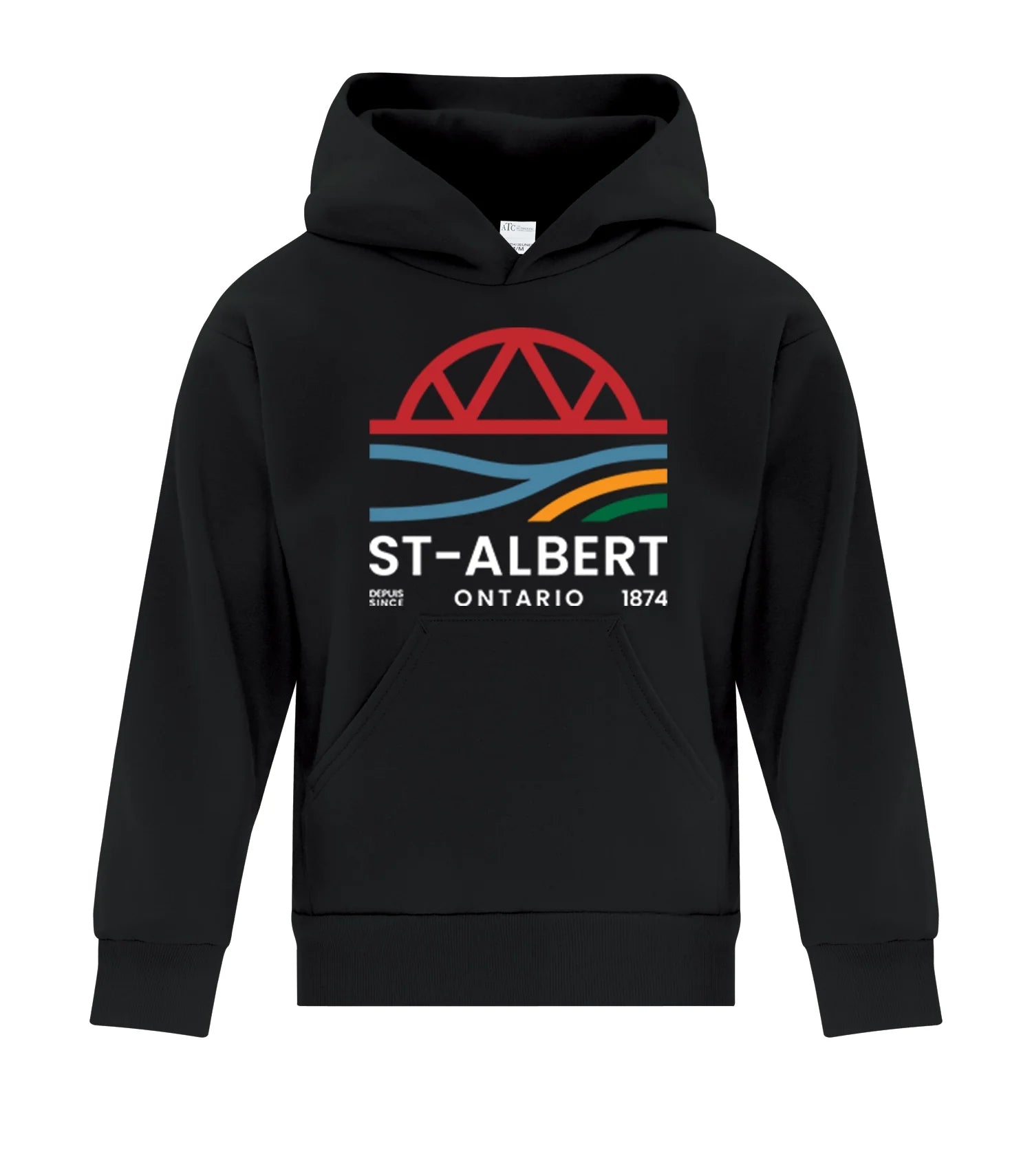 FLEECE HOODED YOUTH SWEATSHIRT