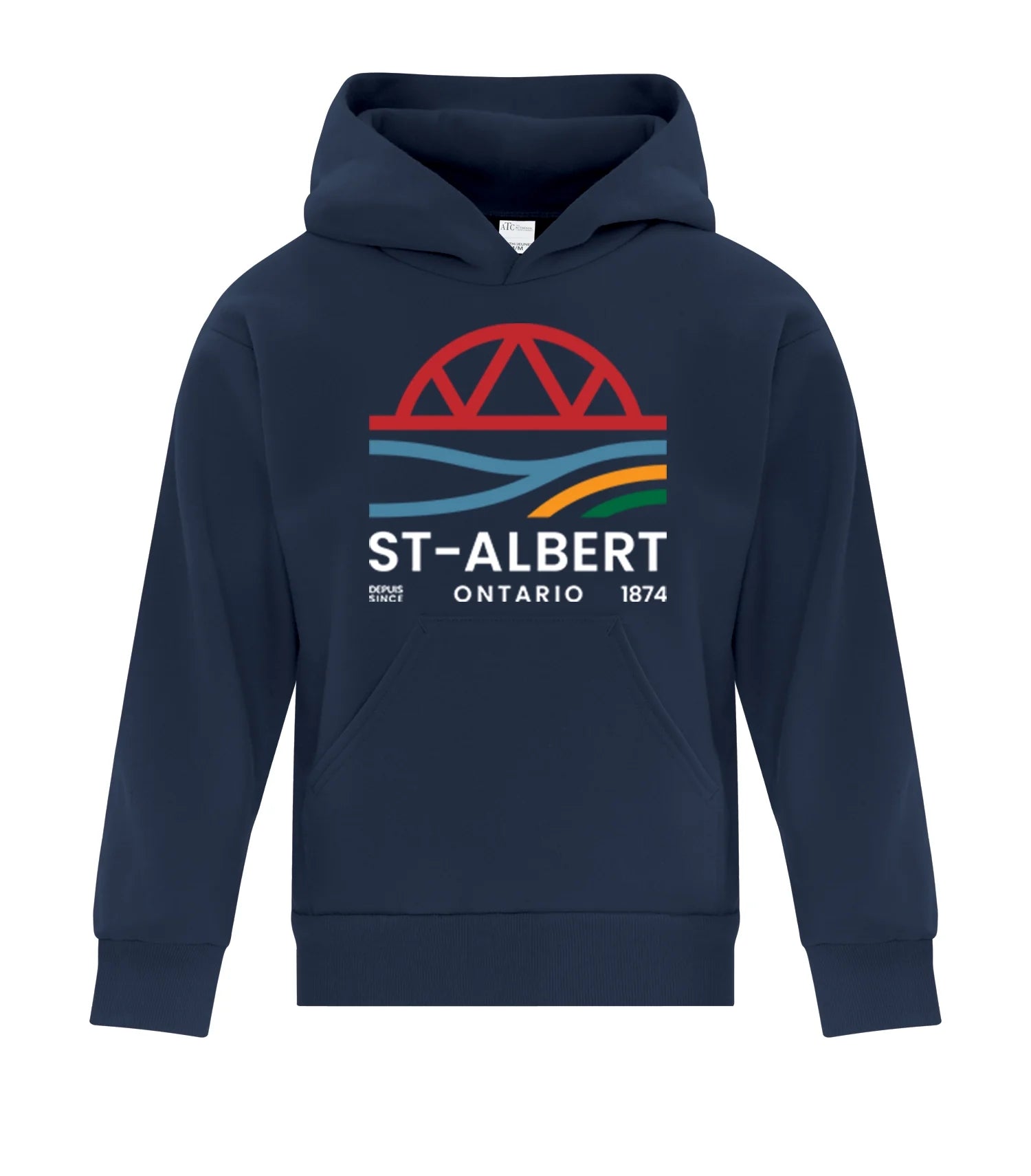 FLEECE HOODED YOUTH SWEATSHIRT