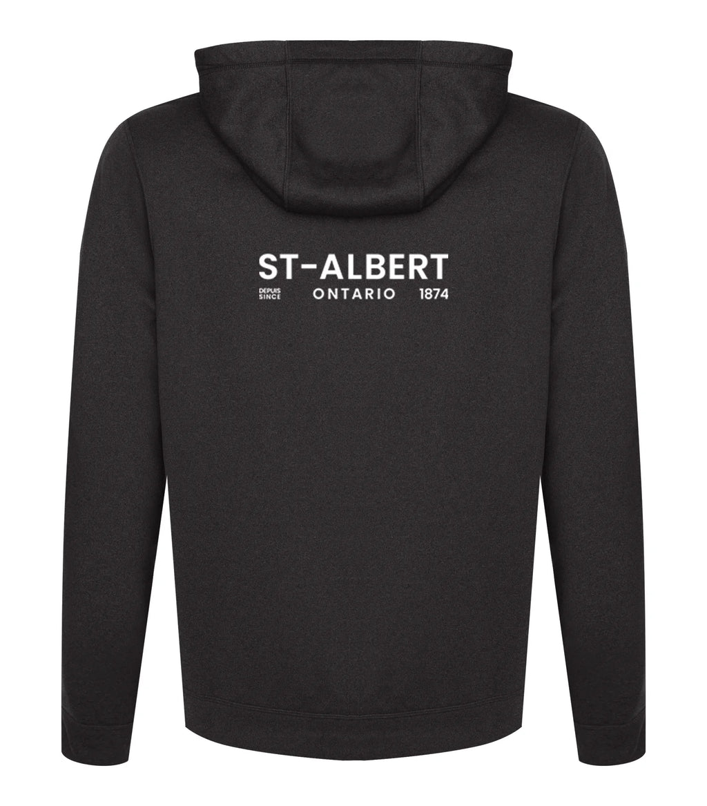 ADULT POLYFLEECE HOODED SWEATSHIRT