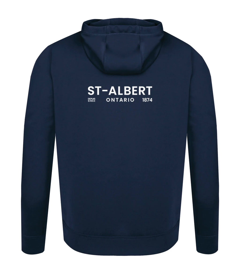 ADULT POLYFLEECE HOODED SWEATSHIRT