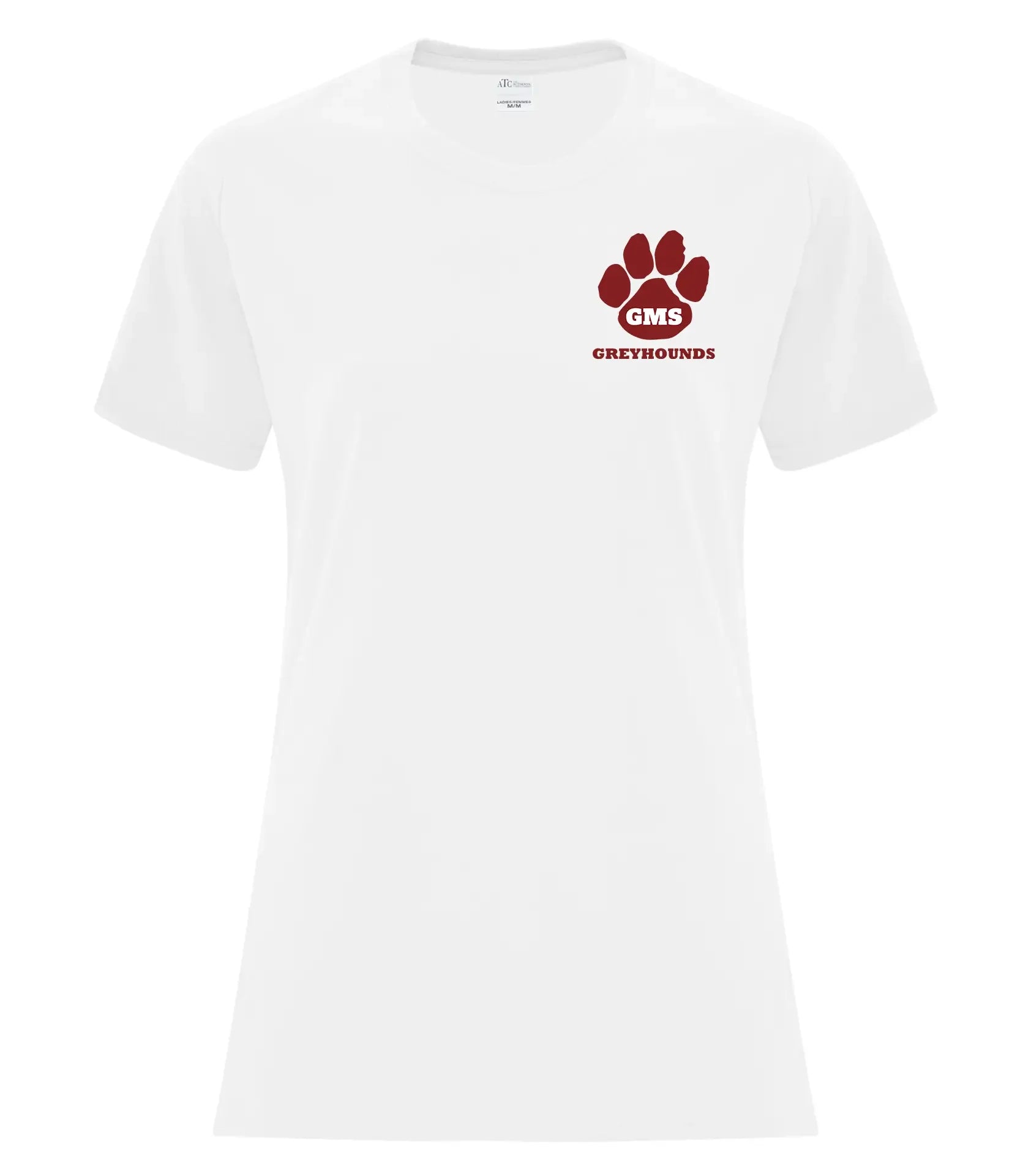 LADIES' Adult Cotton Tee - LEFT CHEST LOGO