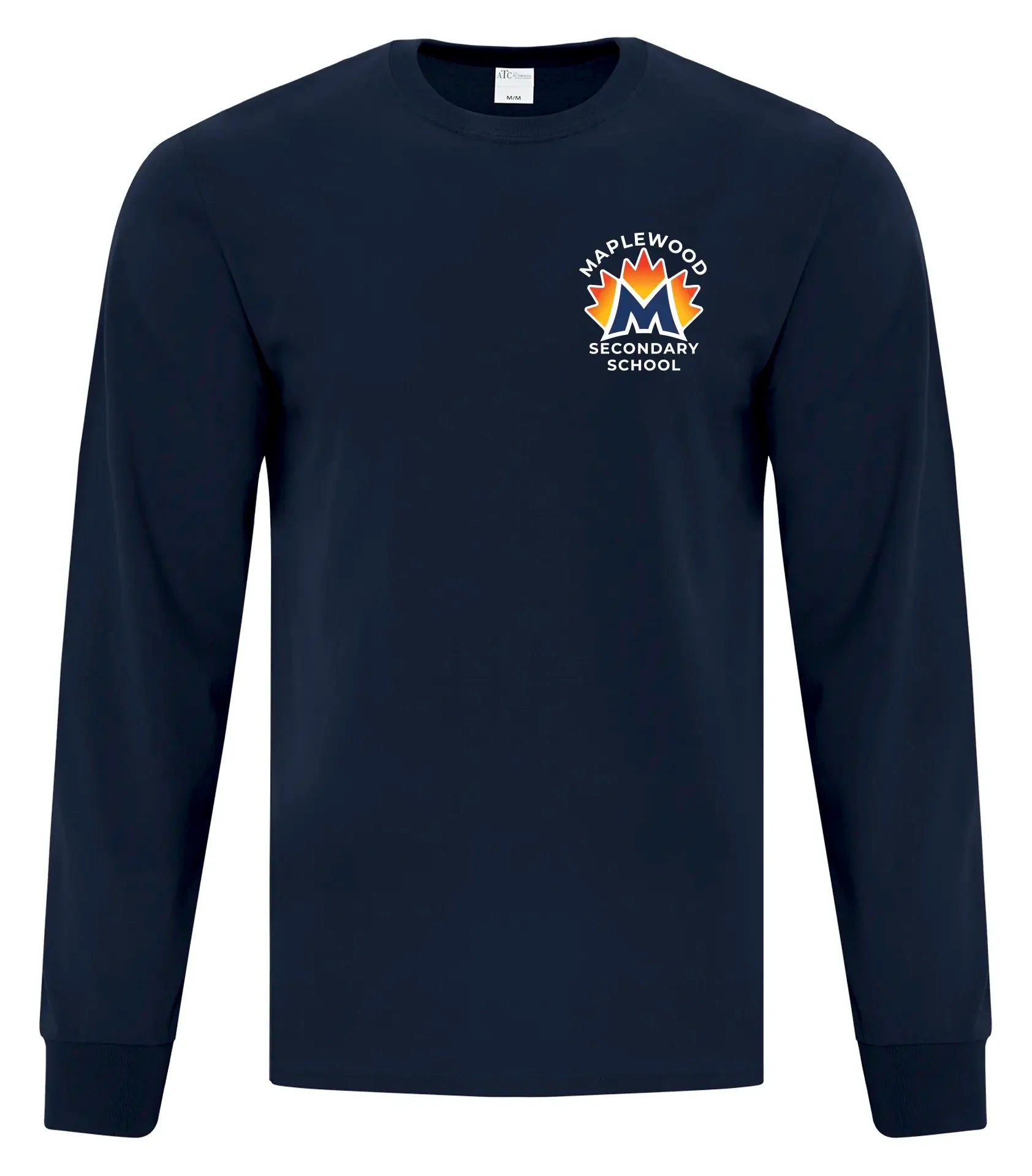 Adult Cotton long sleeve tee