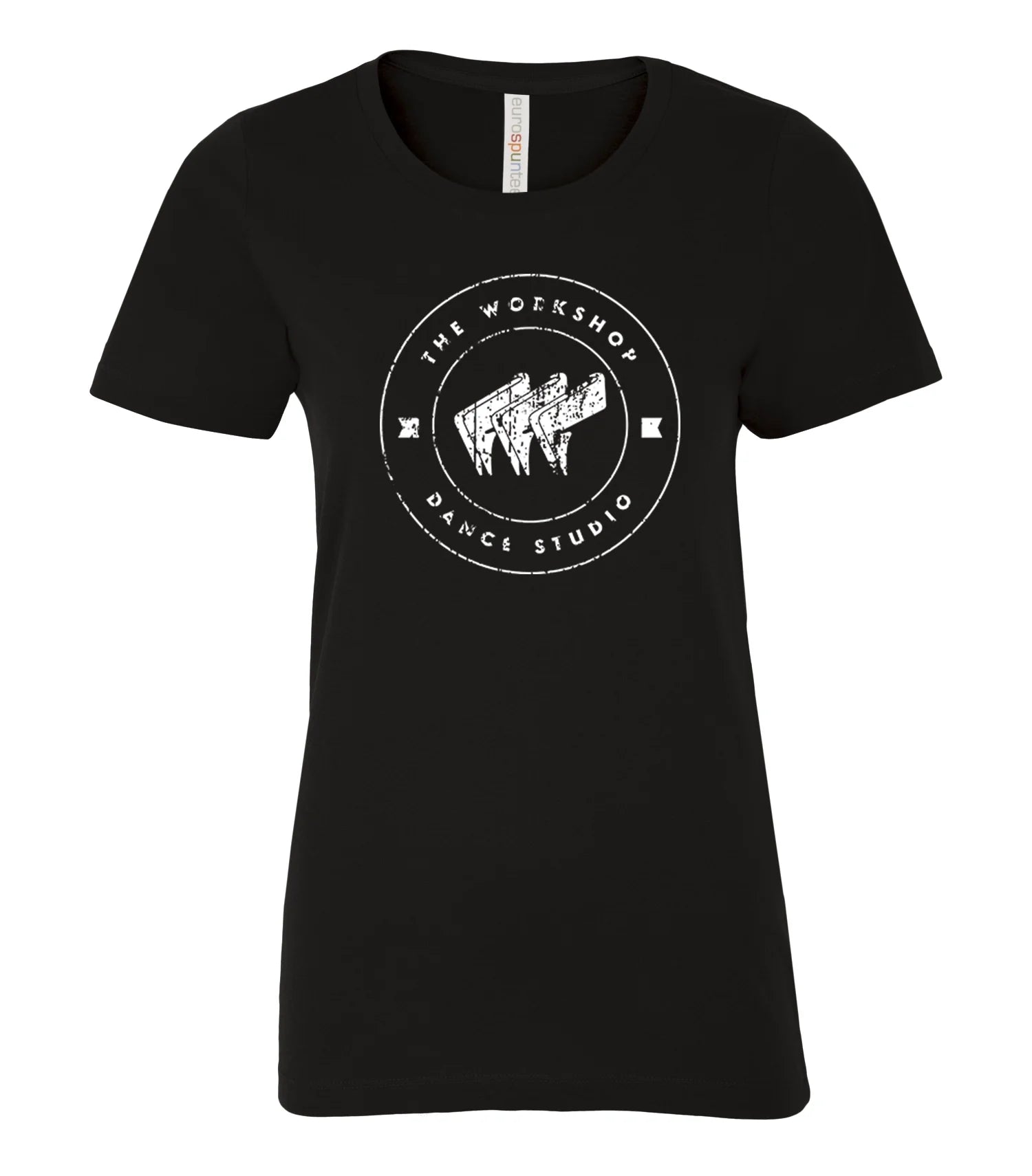 Combed and Ring Spun Ladies' Tee - Distressed