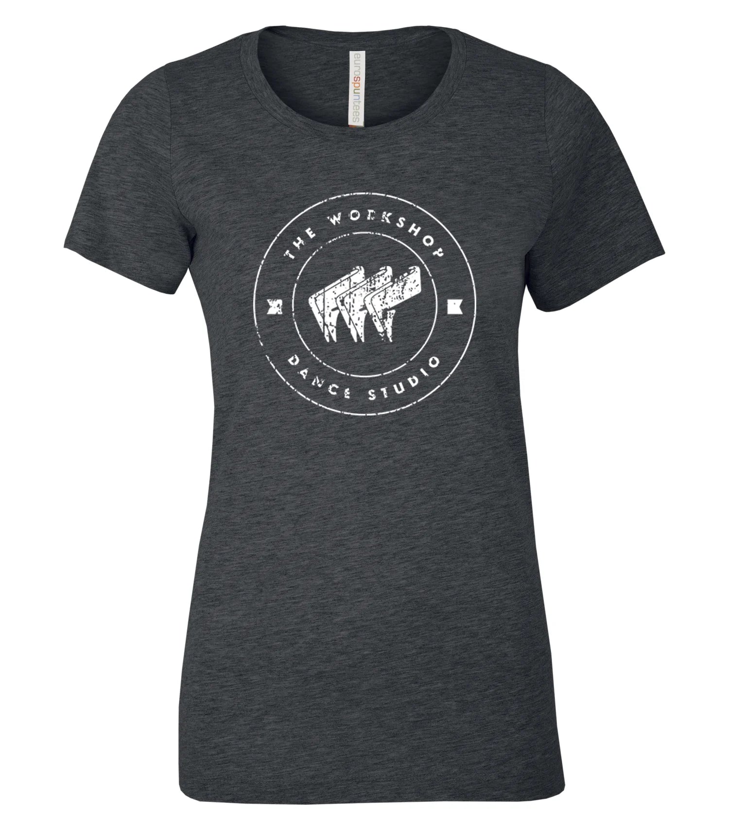 Combed and Ring Spun Ladies' Tee - Distressed