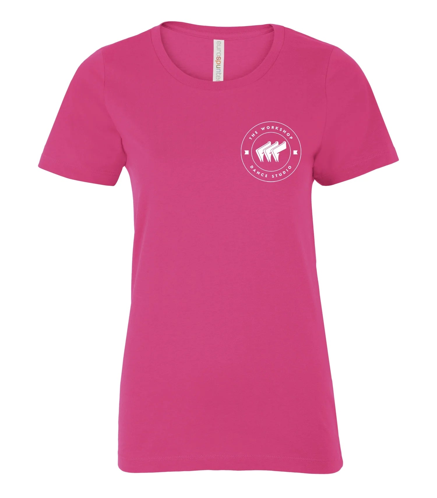 Combed and Ring Spun Ladies' Tee - Left Chest
