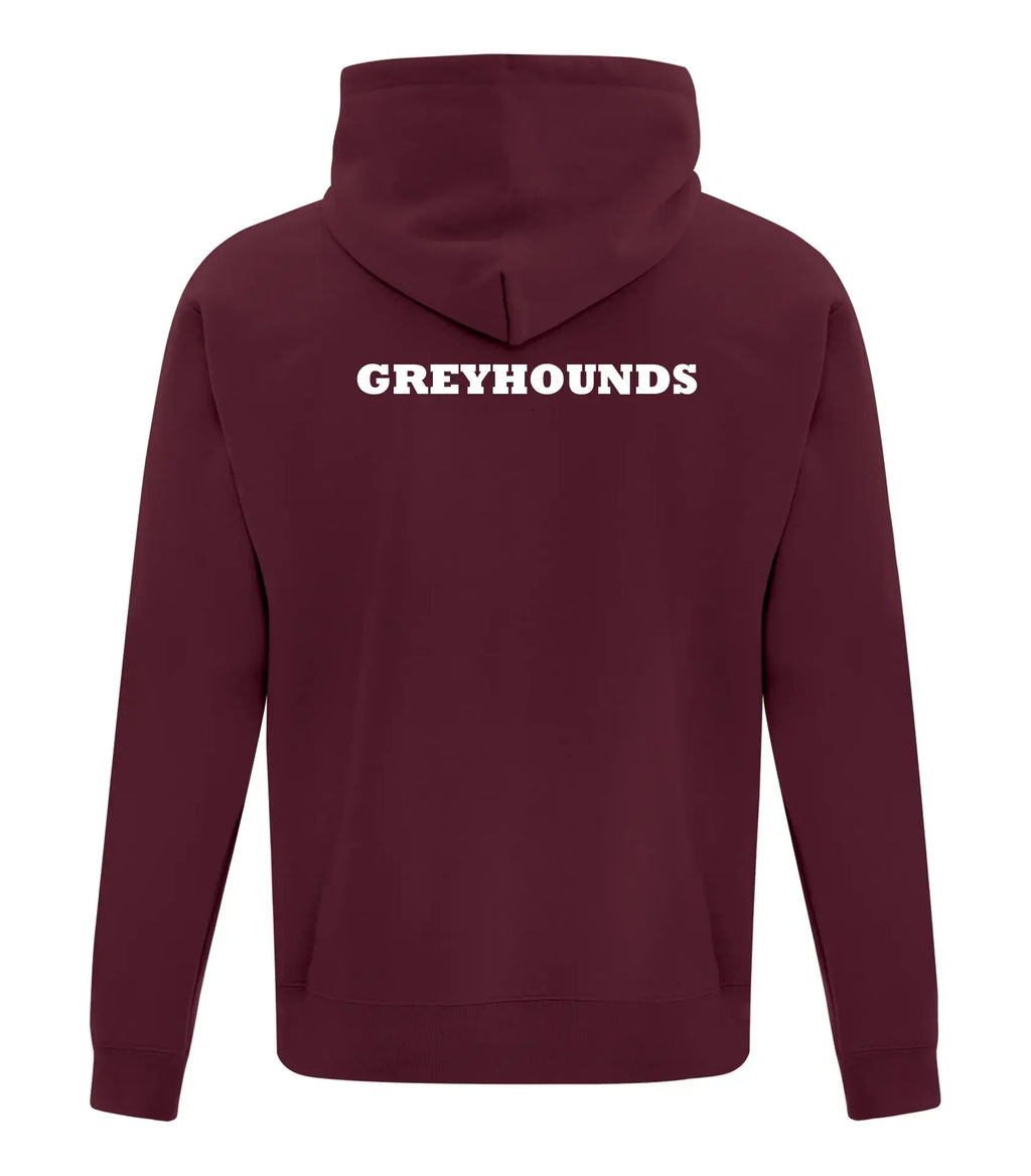 Adult FLEECE HOODED SWEATSHIRT - PAW SPLIT