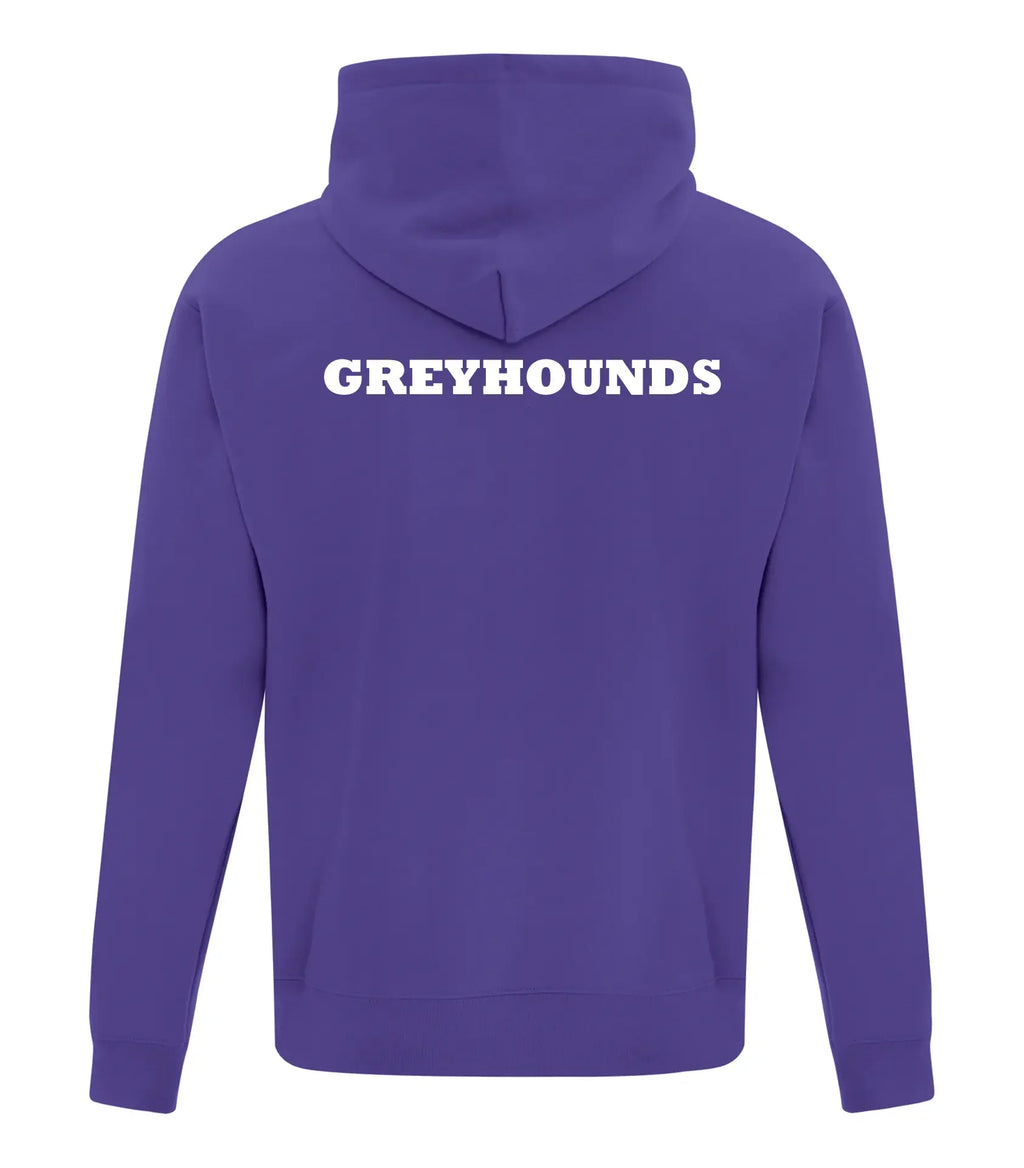 Adult FLEECE HOODED SWEATSHIRT - PAW SPLIT