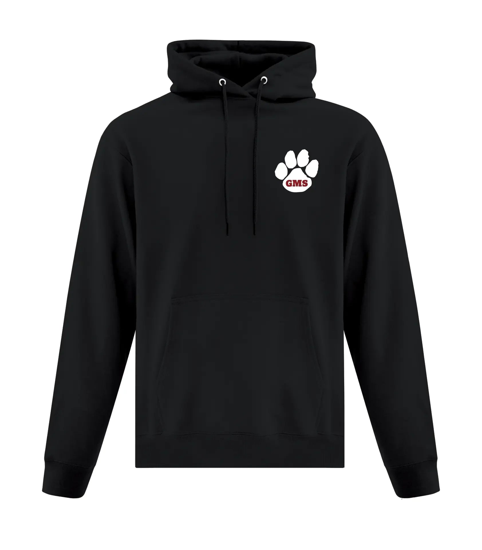Adult FLEECE HOODED SWEATSHIRT - PAW SPLIT