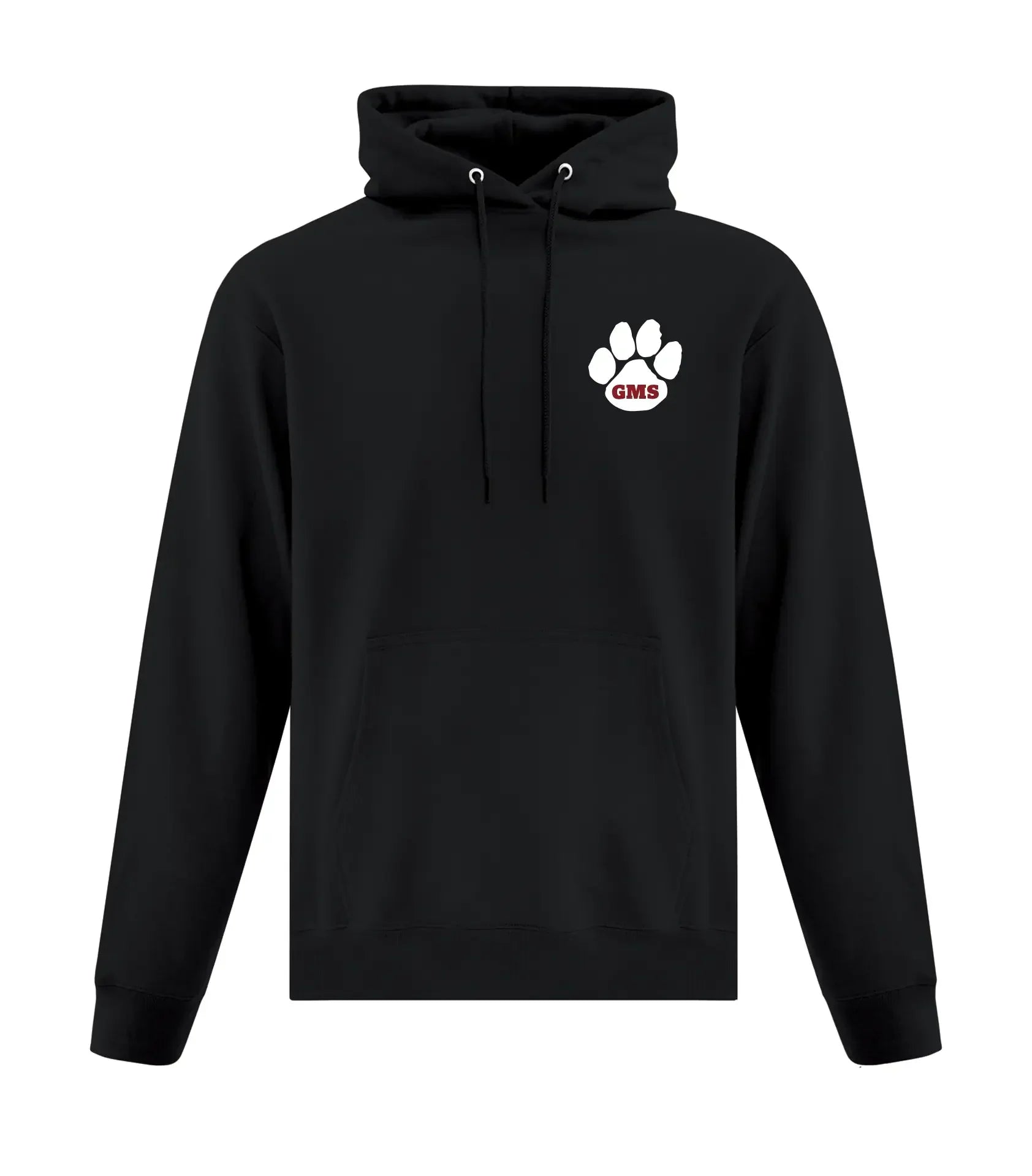 YOUTH FLEECE HOODED SWEATSHIRT - PAW SPLIT