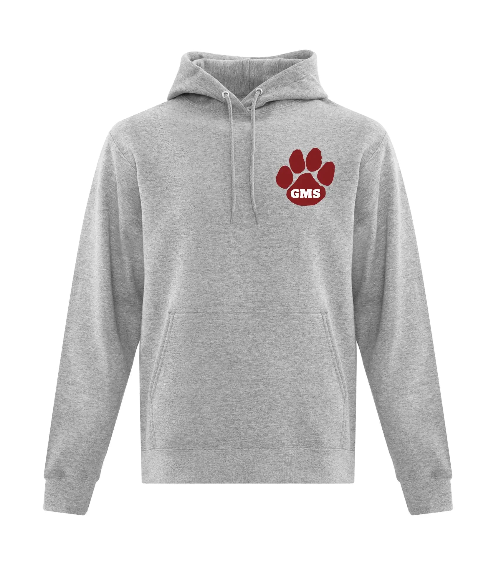 Adult FLEECE HOODED SWEATSHIRT - PAW SPLIT