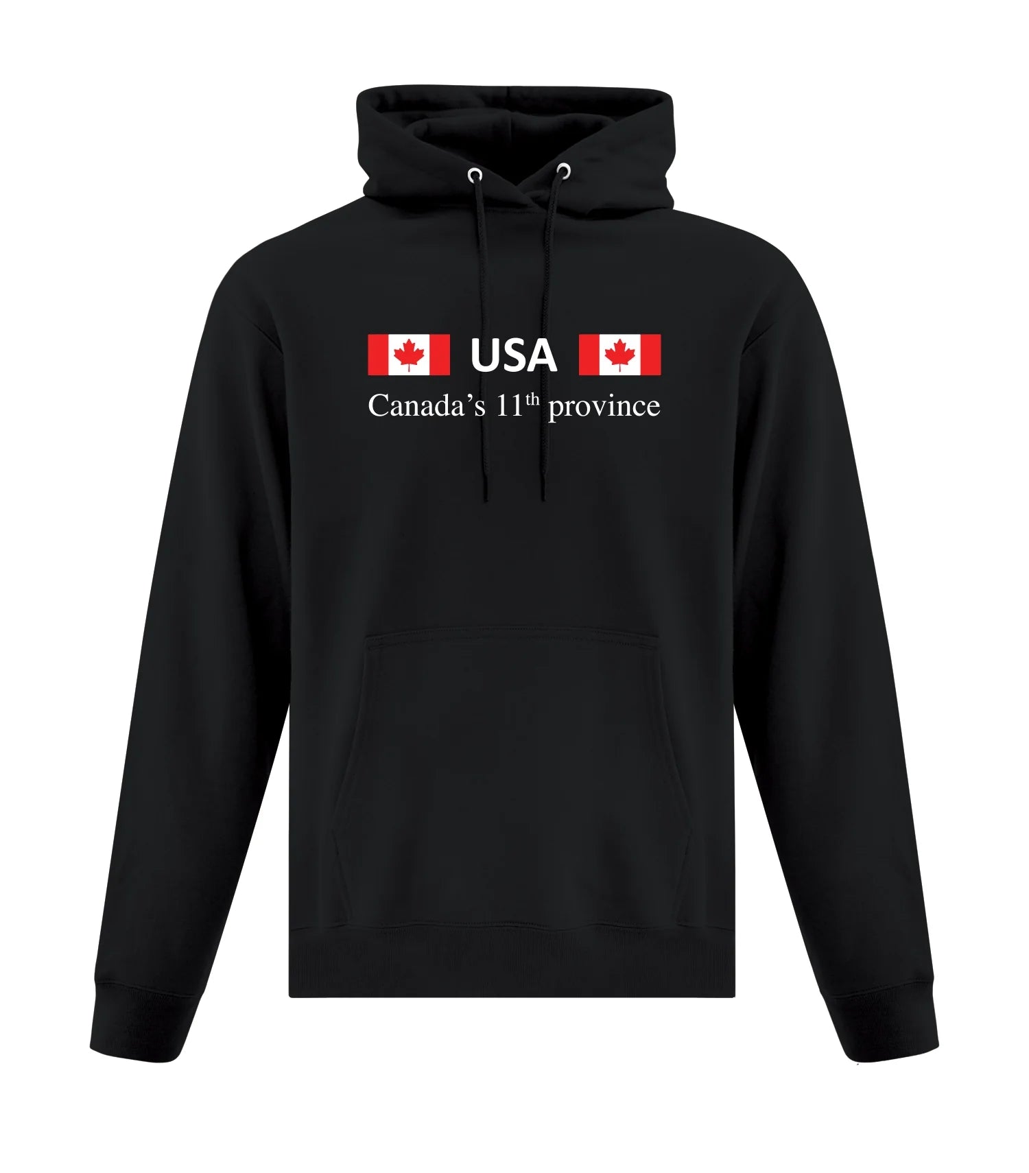 Adult Pullover Hoodie | USA: Canada’s 11th Province Collection