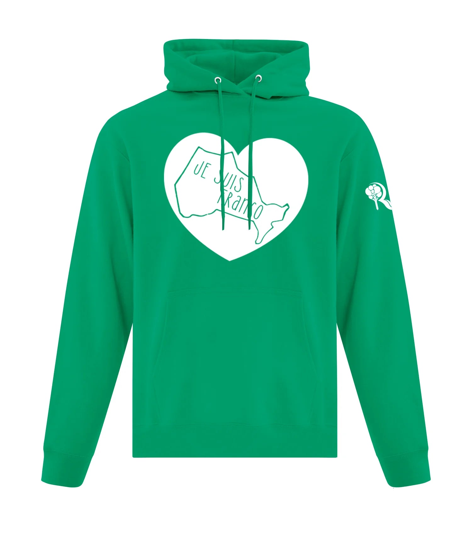 FLEECE HOODED YOUTH SWEATSHIRT - JOURNÉE FRANCO