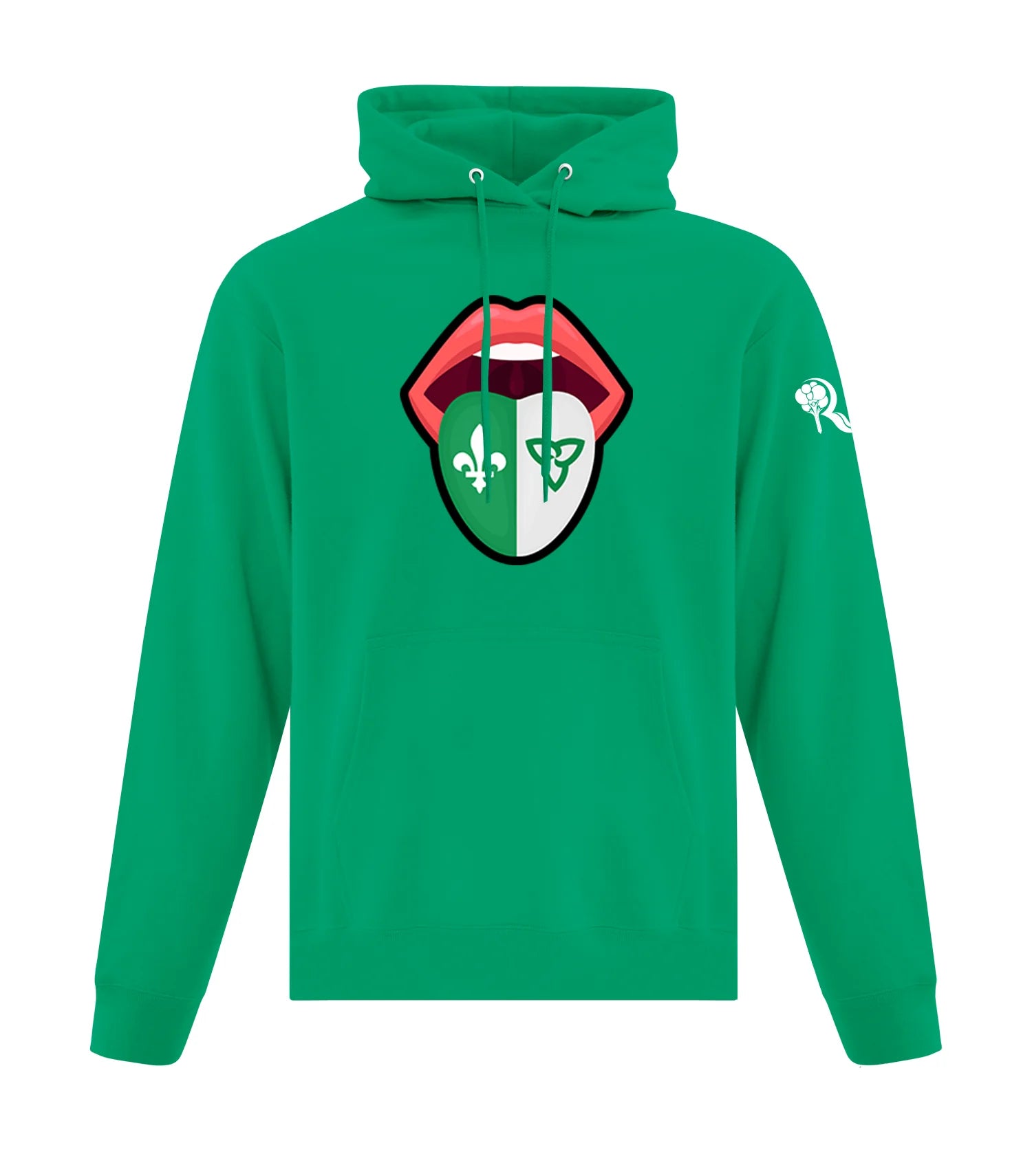 FLEECE HOODED SWEATSHIRT - JOURNÉE FRANCO