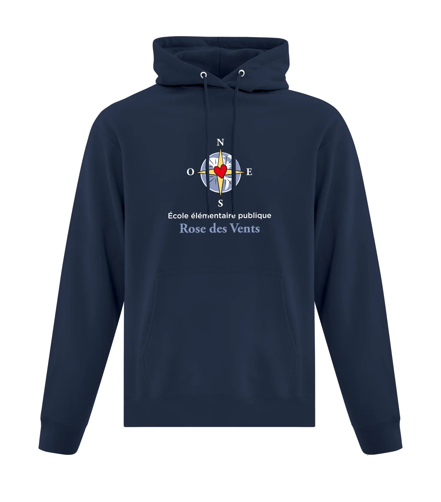 Adult 50/50 Fleece Hooded Sweatshirt