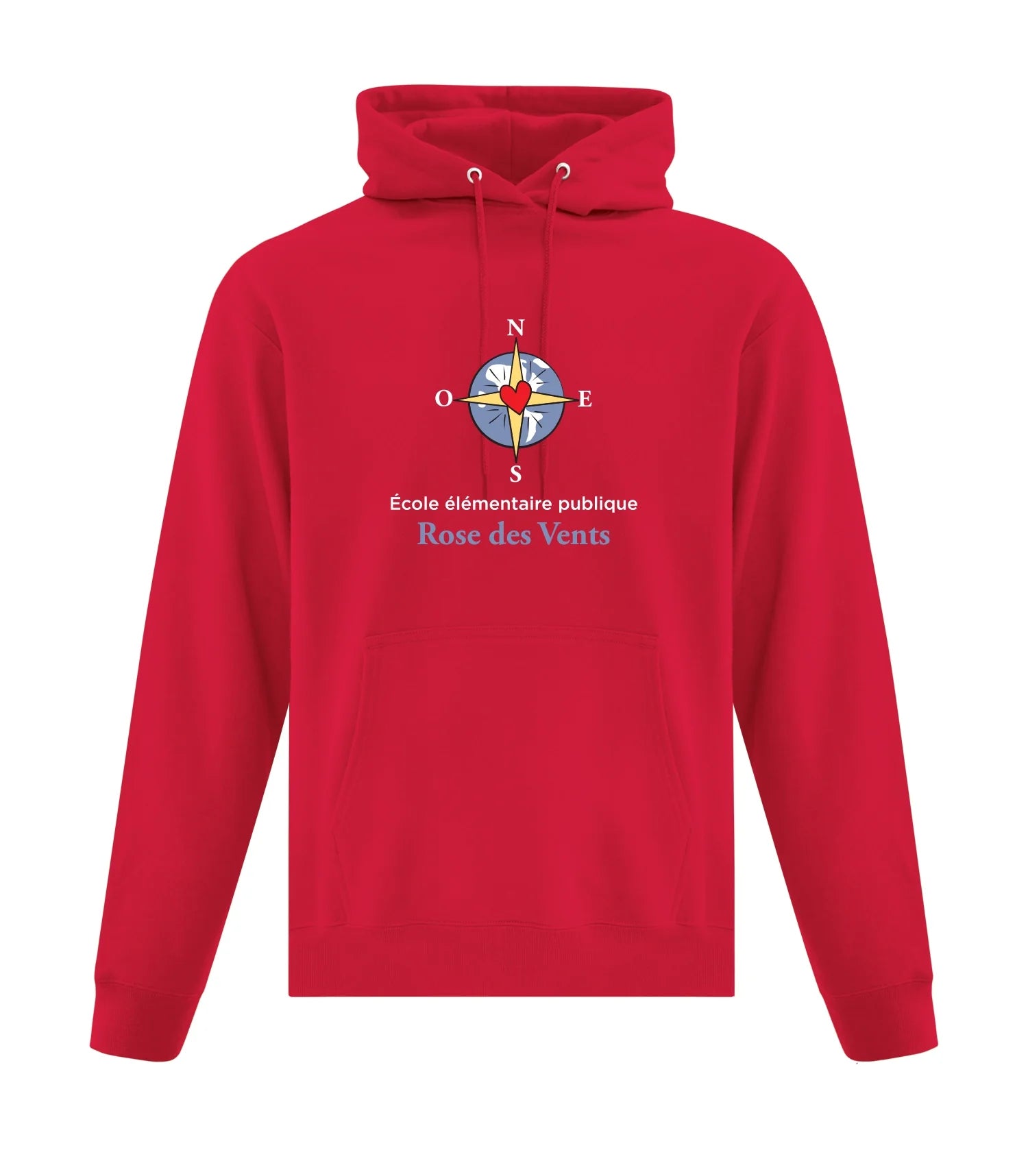 Youth Polyester Fleece Hooded Sweatshirt