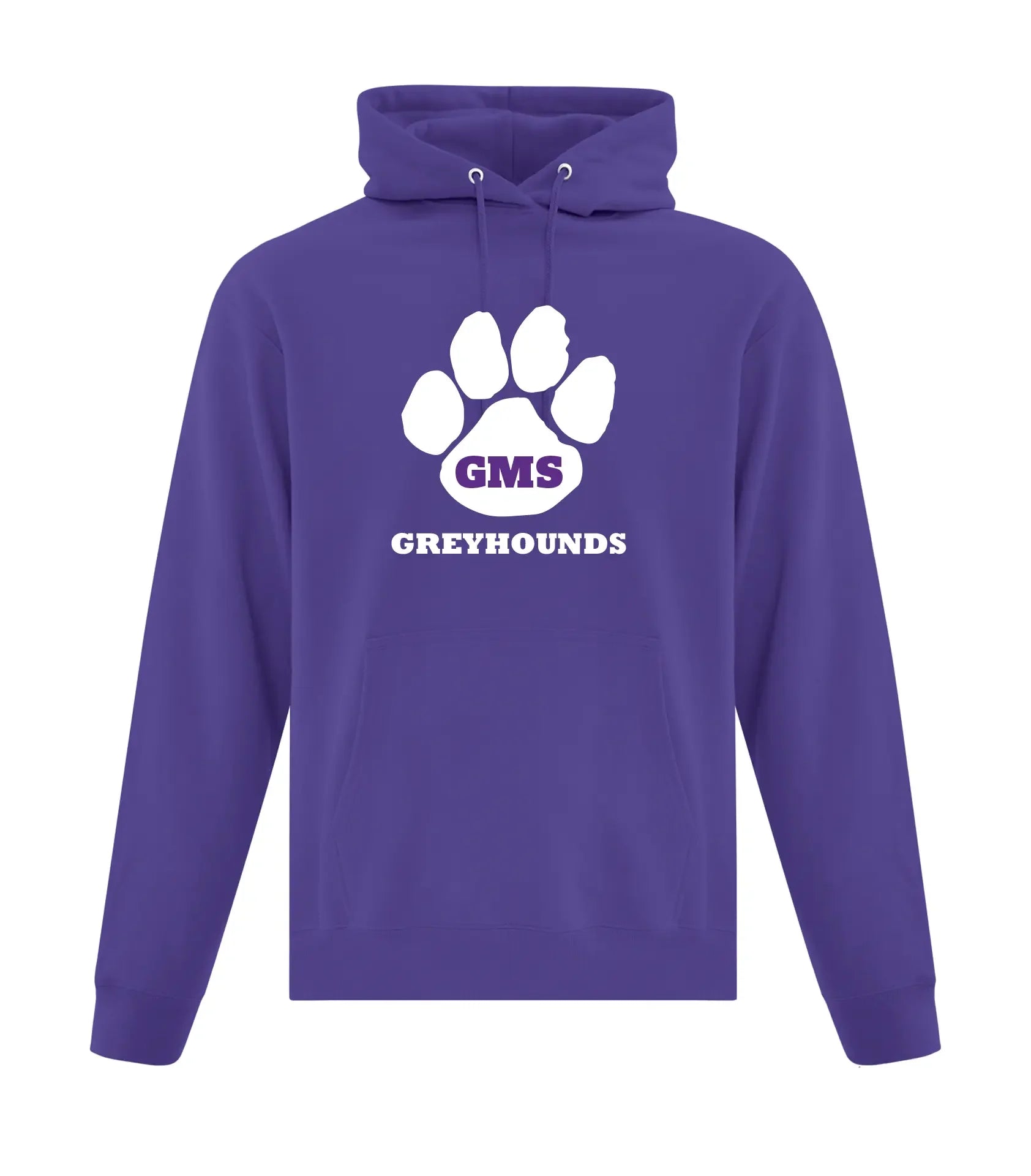 Adult FLEECE HOODED SWEATSHIRT - FULL FRONT