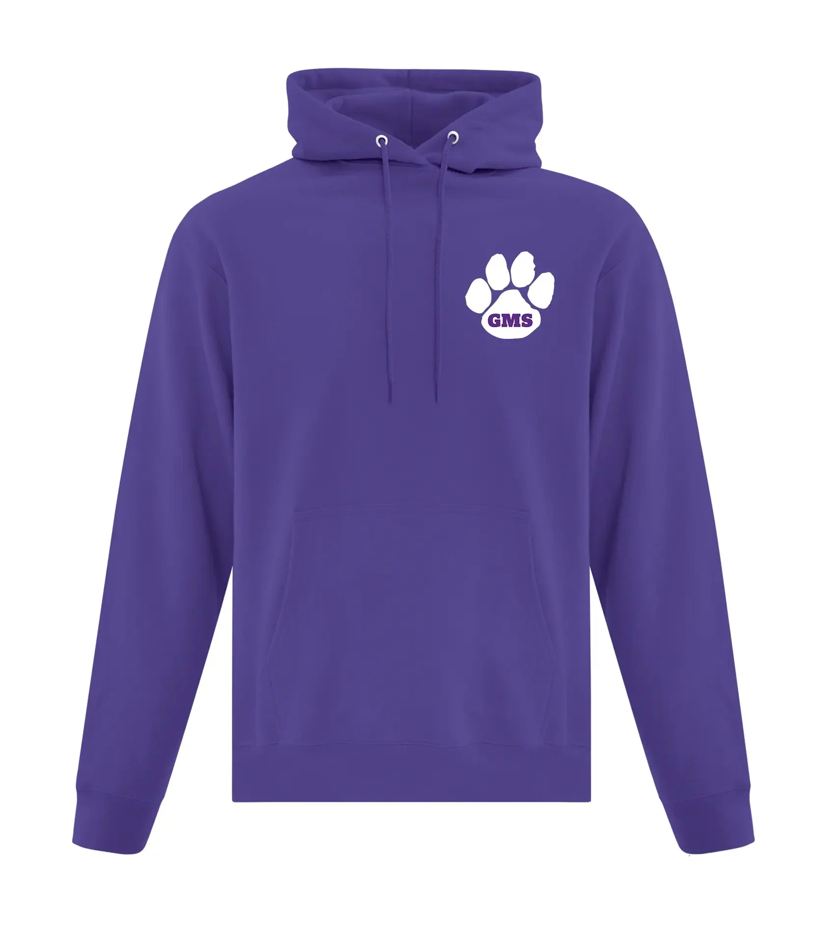 Adult FLEECE HOODED SWEATSHIRT - PAW SPLIT