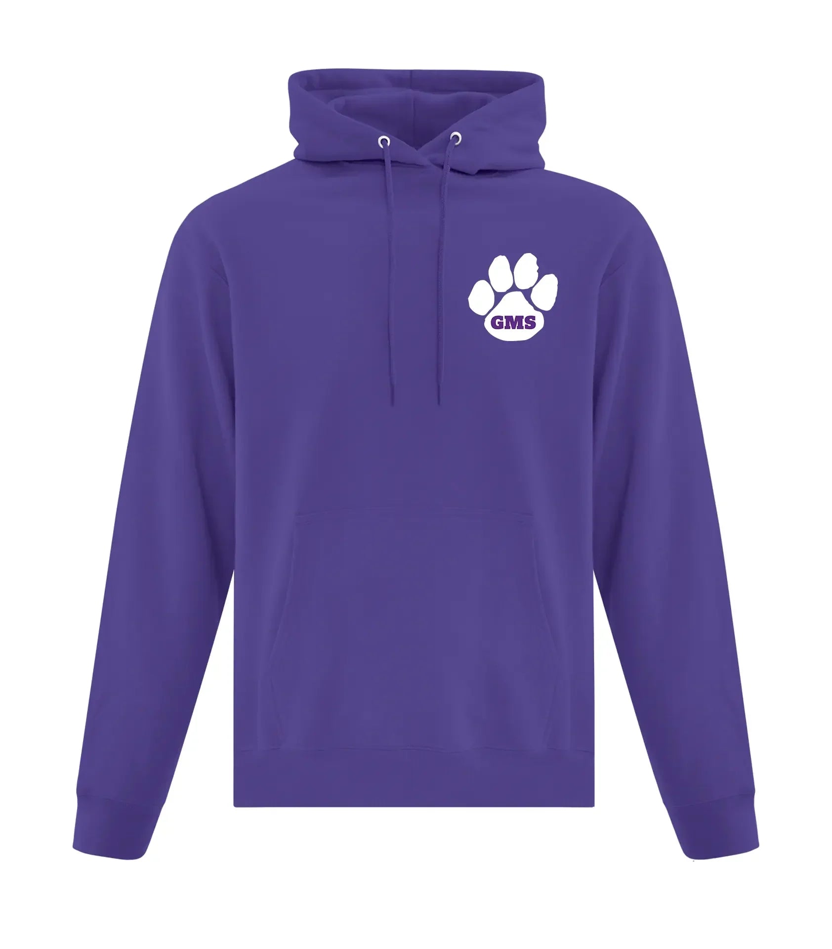 YOUTH FLEECE HOODED SWEATSHIRT - PAW SPLIT