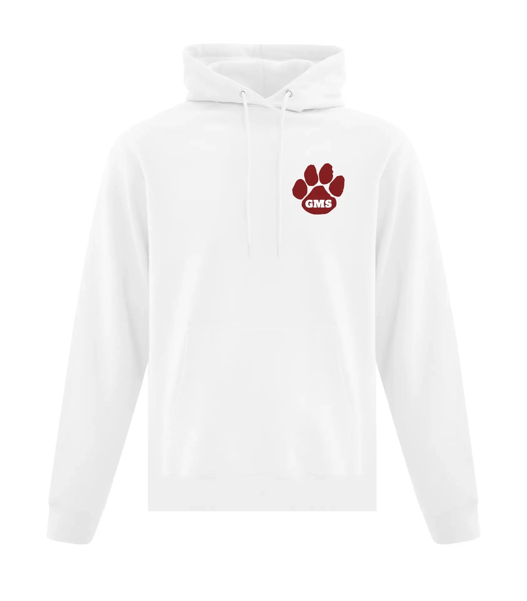 Adult FLEECE HOODED SWEATSHIRT - PAW SPLIT