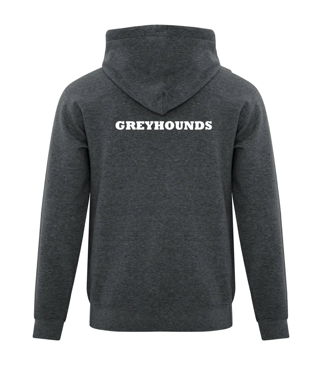 Adult FLEECE FULL ZIP HOODED SWEATSHIRT - PAW SPLIT