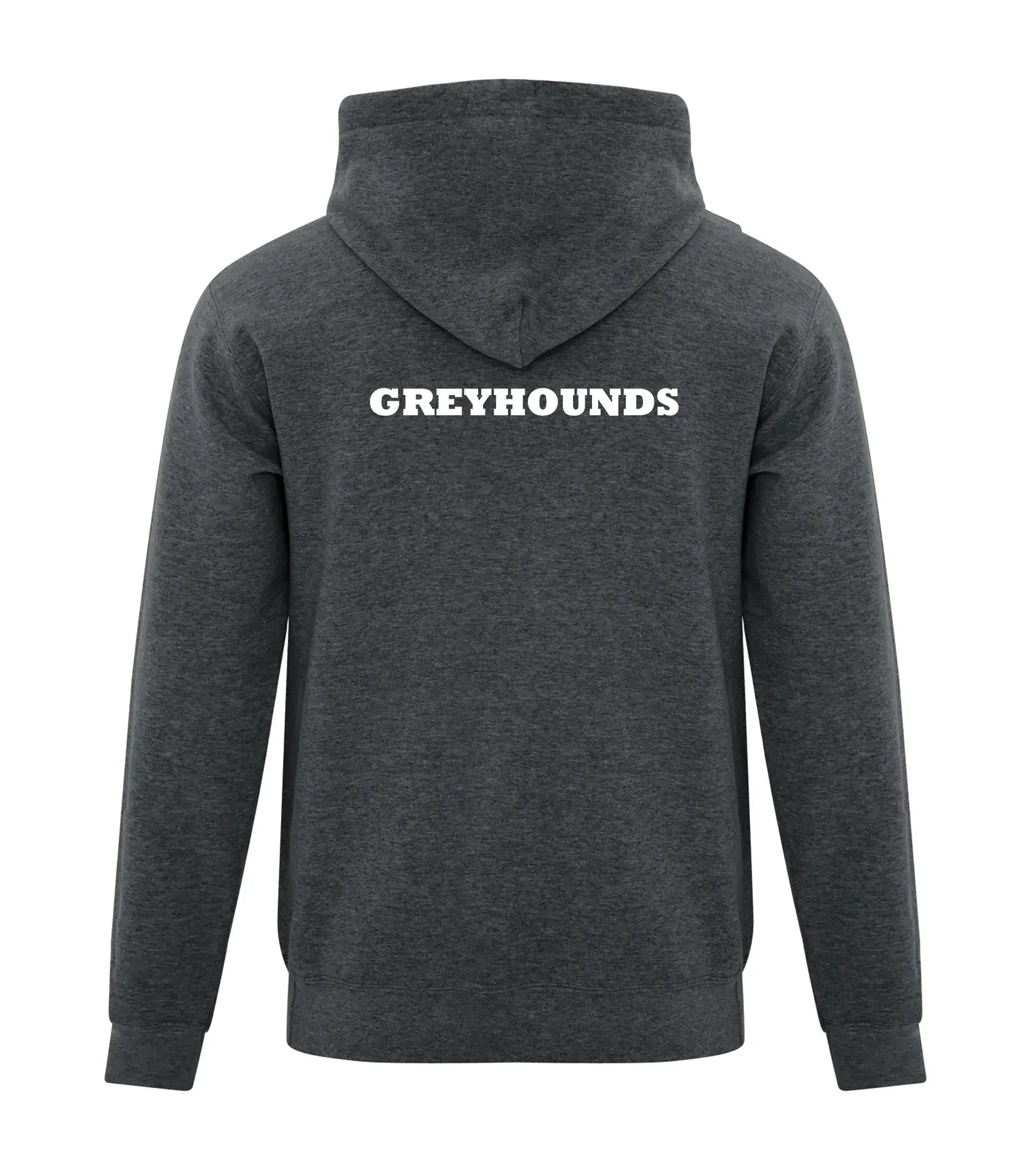 Adult FLEECE FULL ZIP HOODED SWEATSHIRT - PAW SPLIT