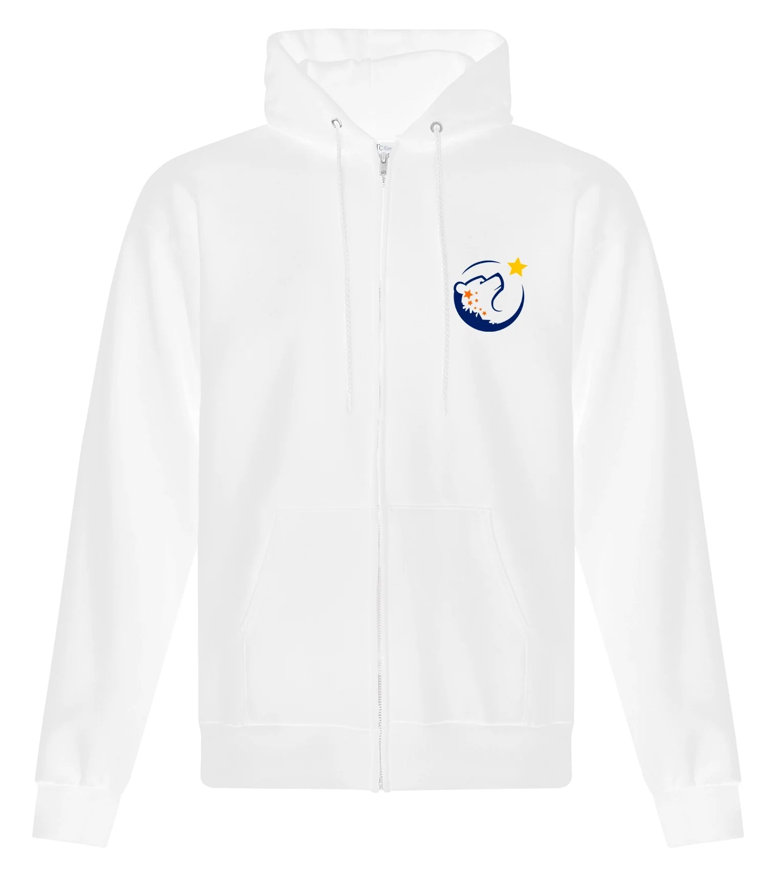 FLEECE FULL ZIP HOODED SWEATSHIRT