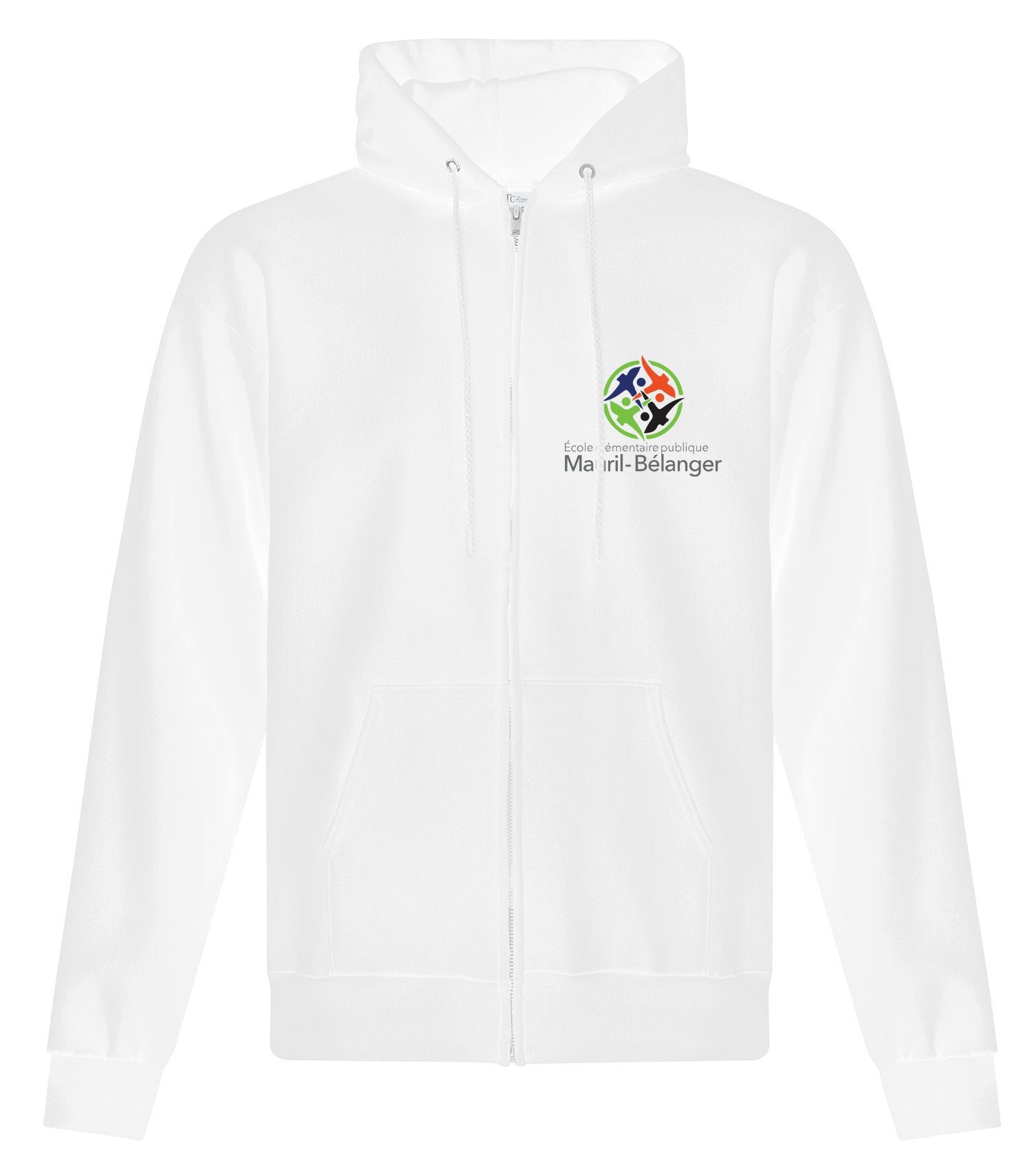 Adult Everyday Fleece Full Zip Hooded Sweatshirt.