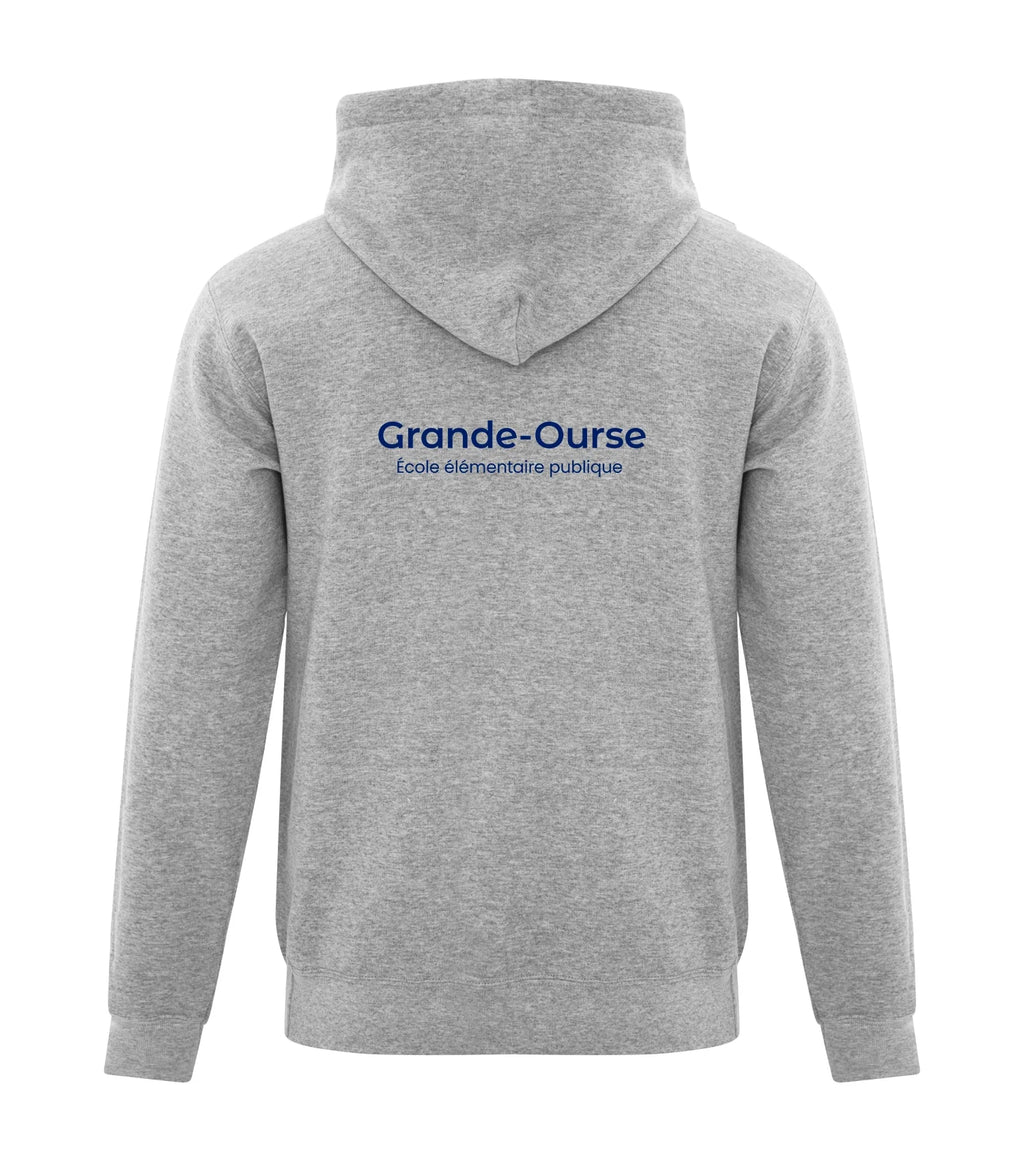 FLEECE FULL ZIP HOODED SWEATSHIRT