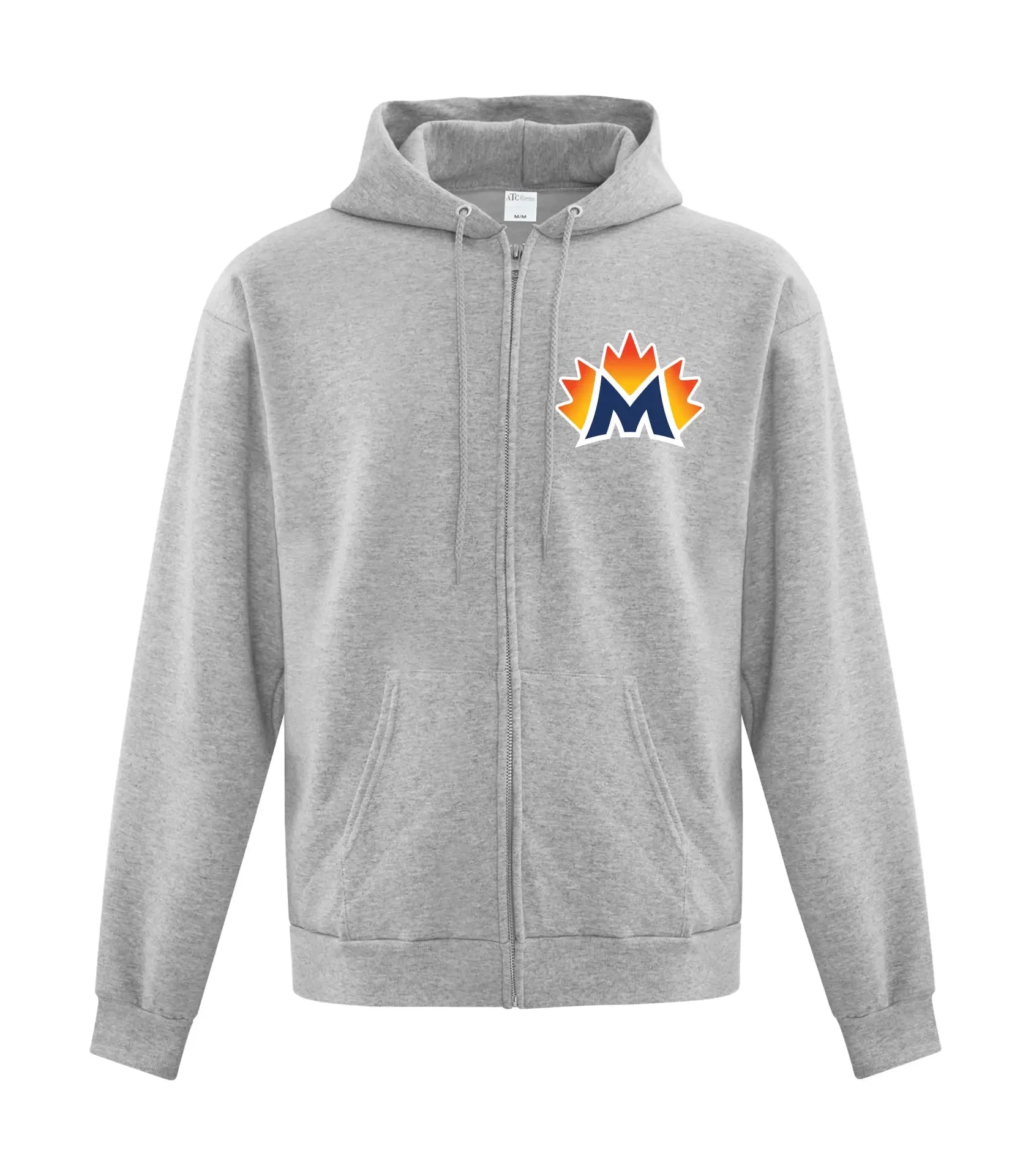 youth Fleece Full Zip Hooded Sweatshirt