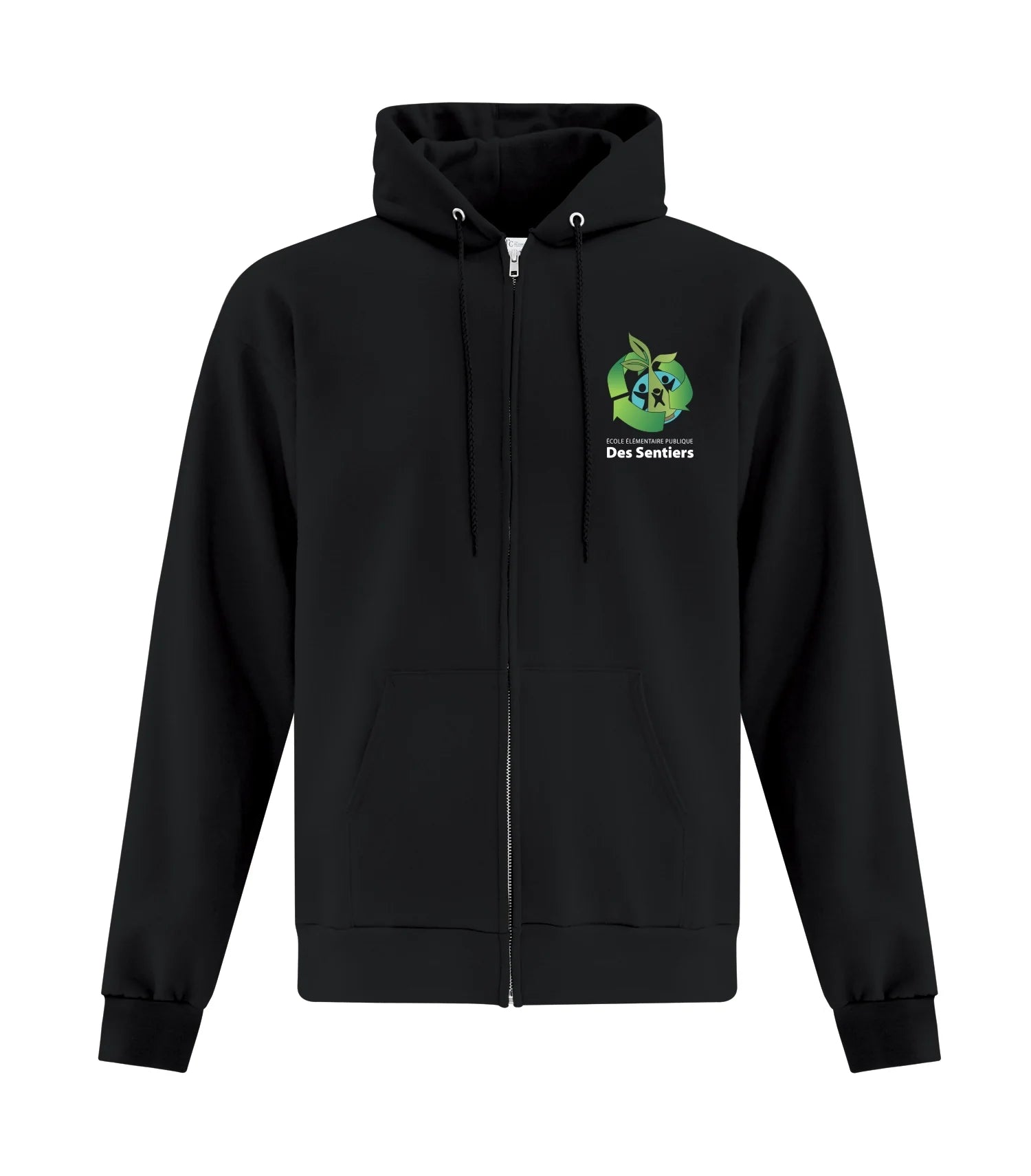 Fleece Full Zip Hooded Sweatshirt