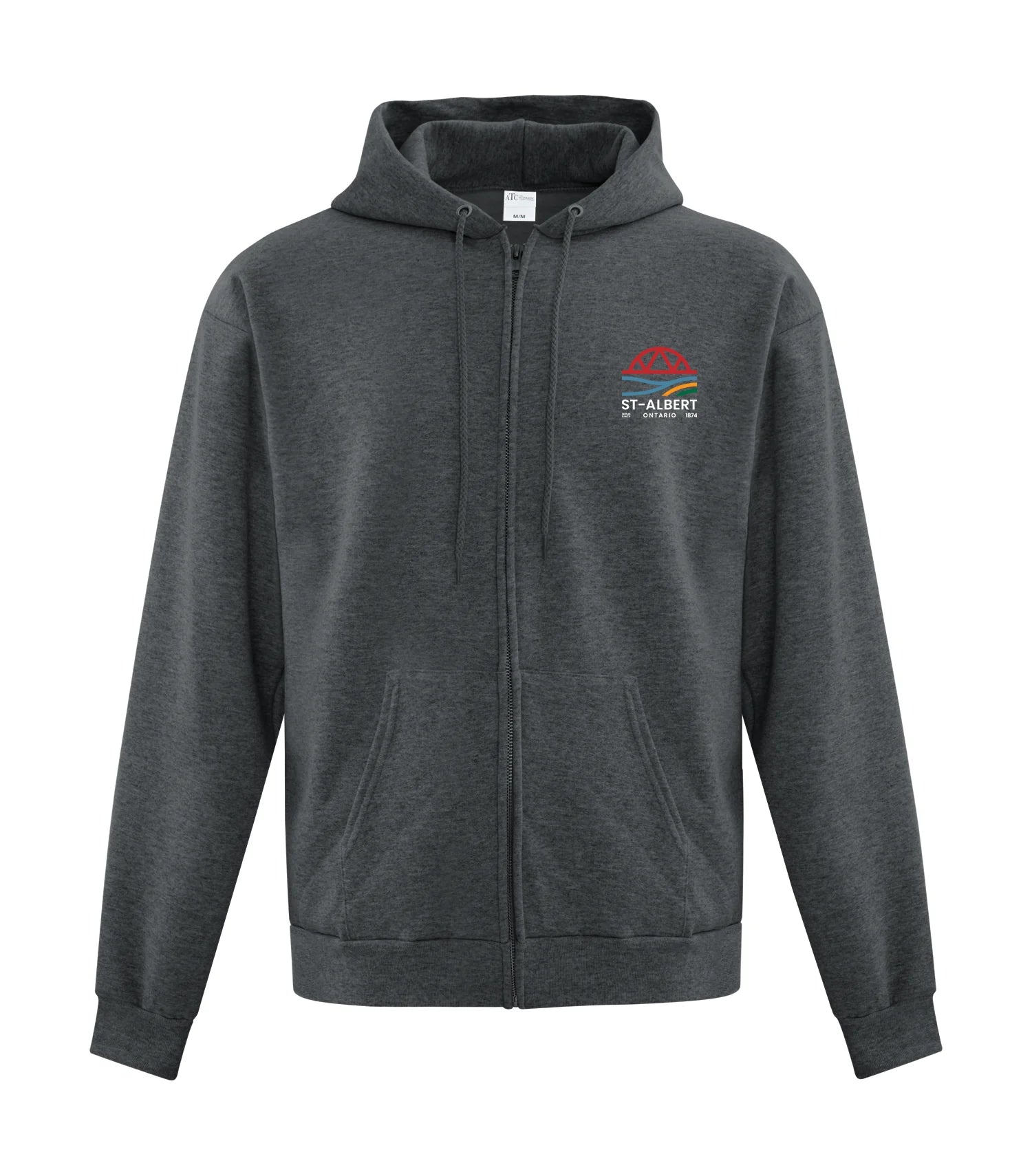 FLEECE FULL ZIP HOODED SWEATSHIRT