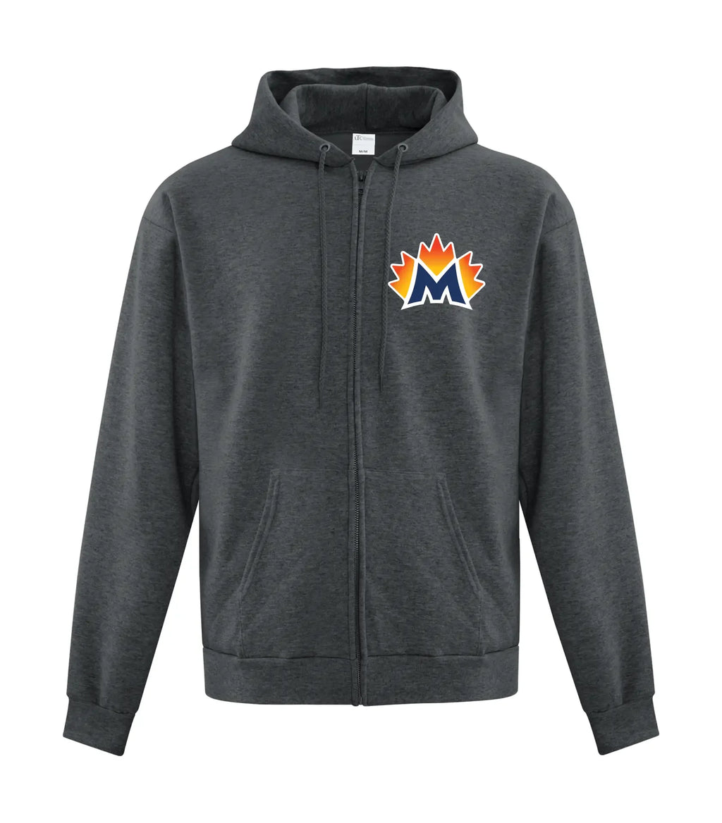 Adult Fleece Full Zip Hooded Sweatshirt