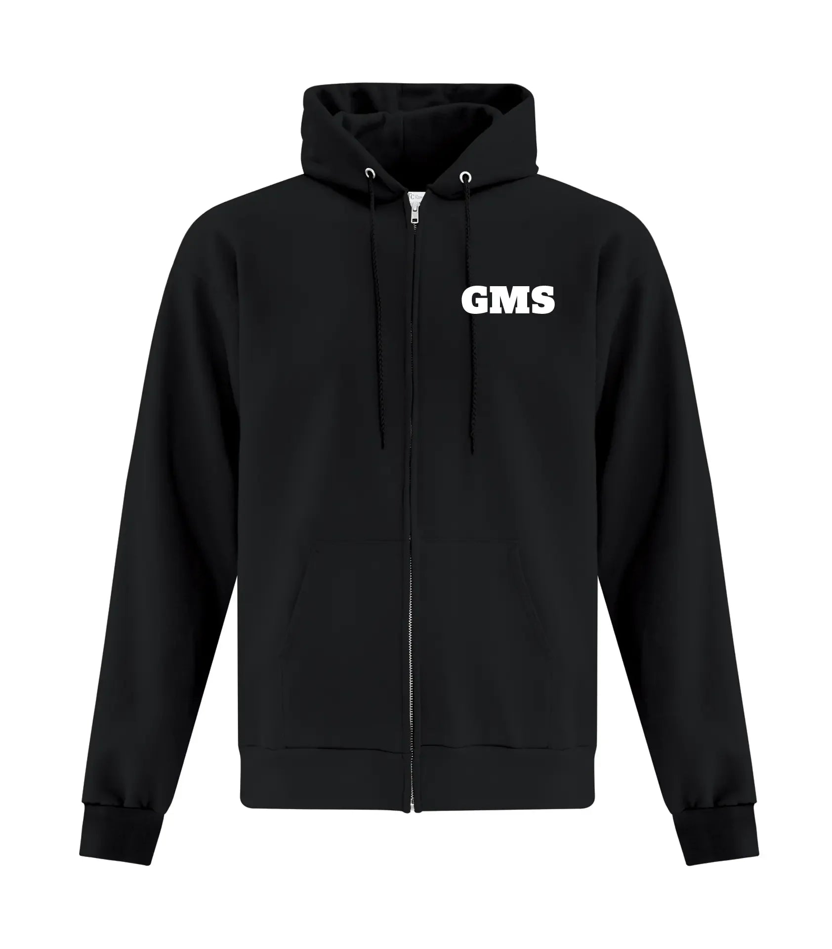 Adult FLEECE FULL ZIP HOODED SWEATSHIRT - GMS