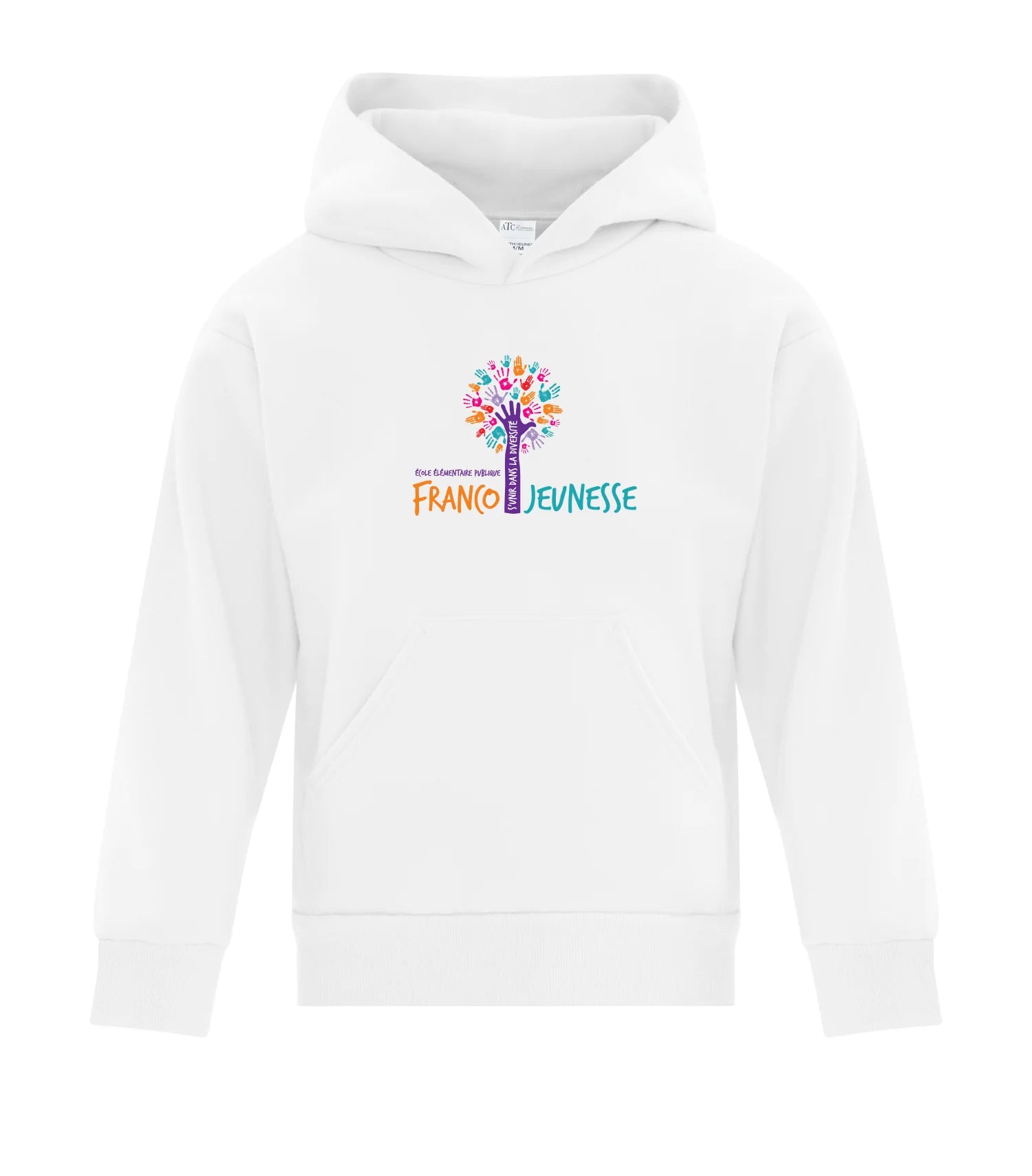 FLEECE HOODED YOUTH SWEATSHIRT